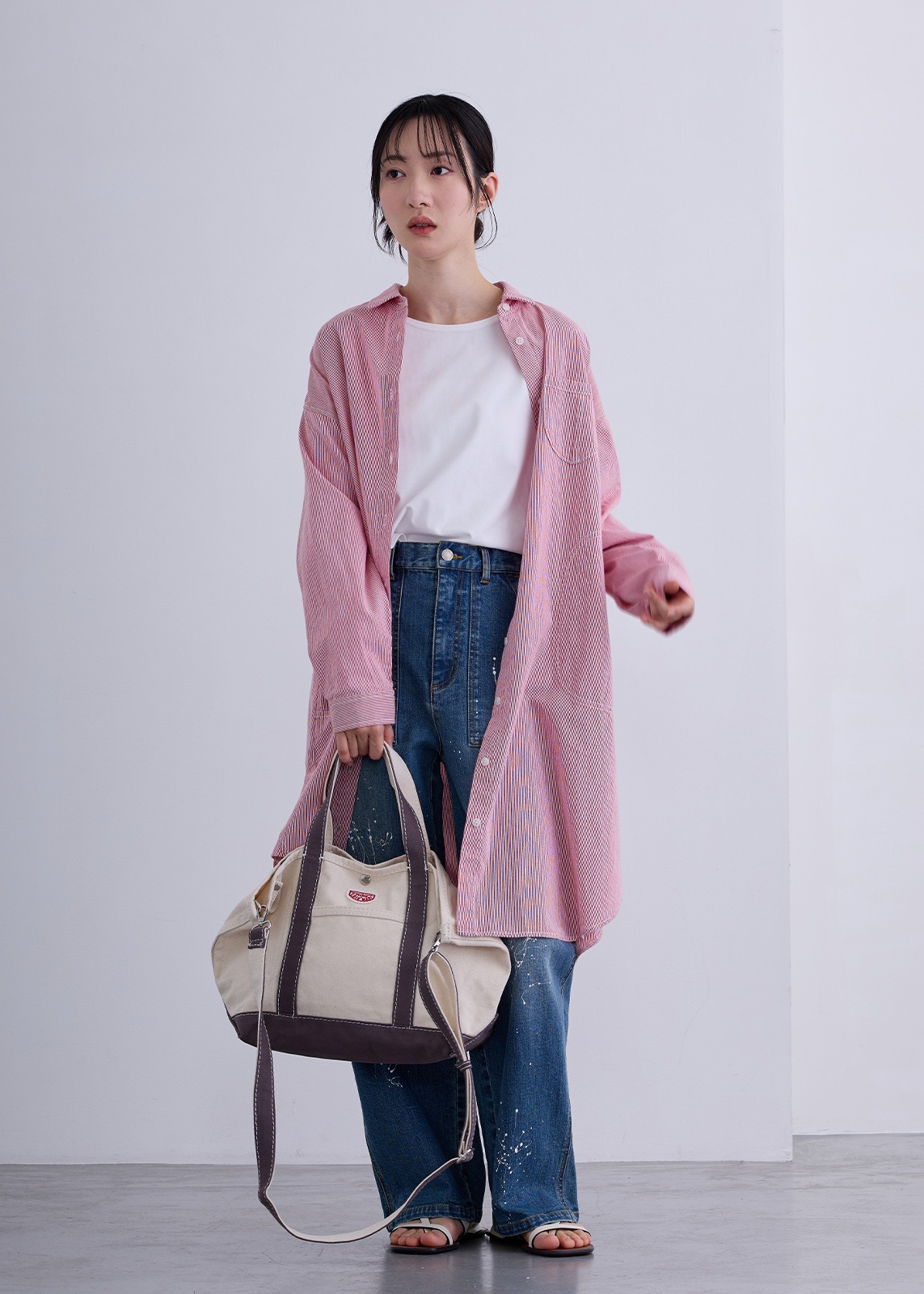 【PLUS an】キャンバス トート バッグ