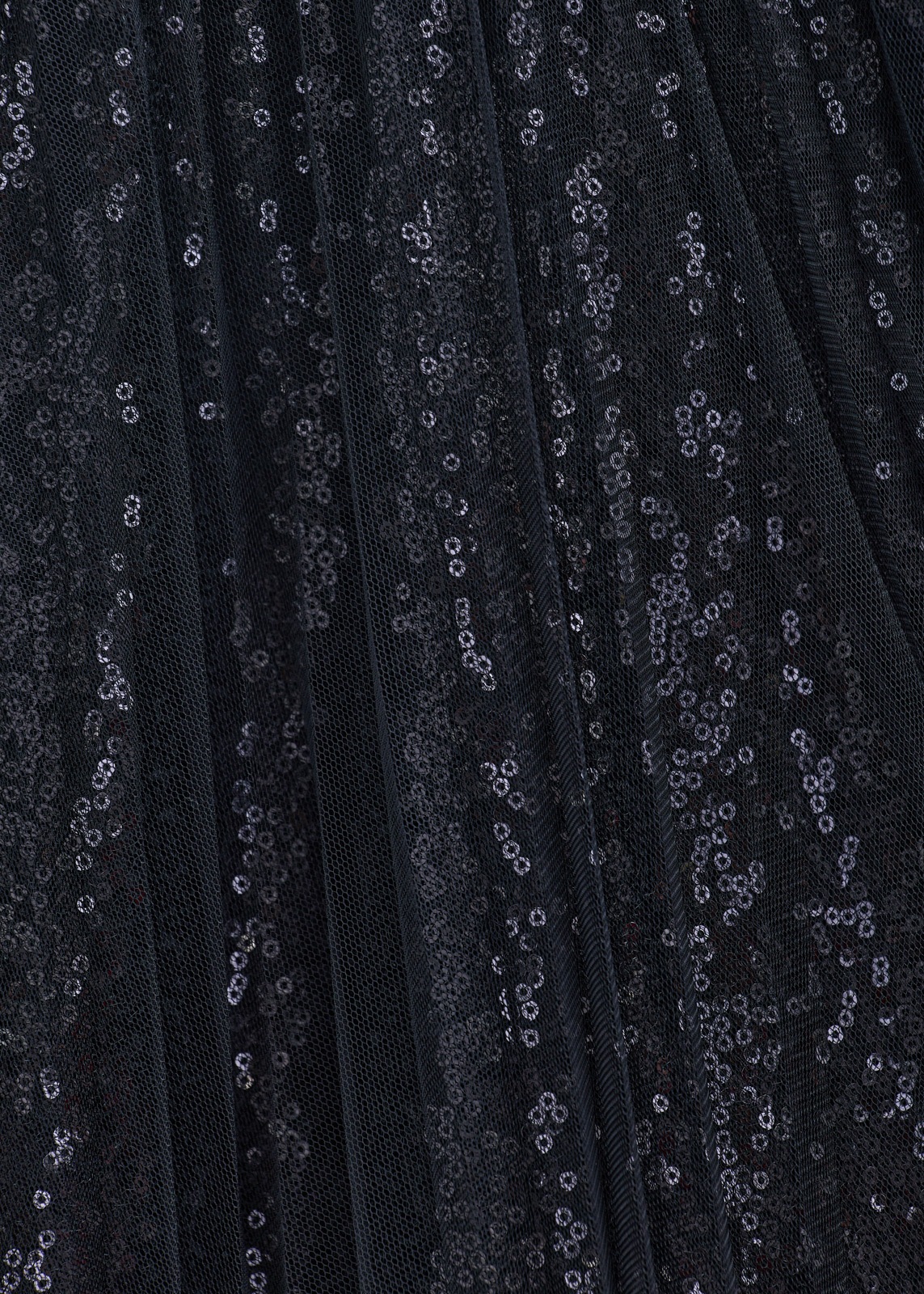 【neuf cent neuf】スパンコール レイヤード チュール スカート