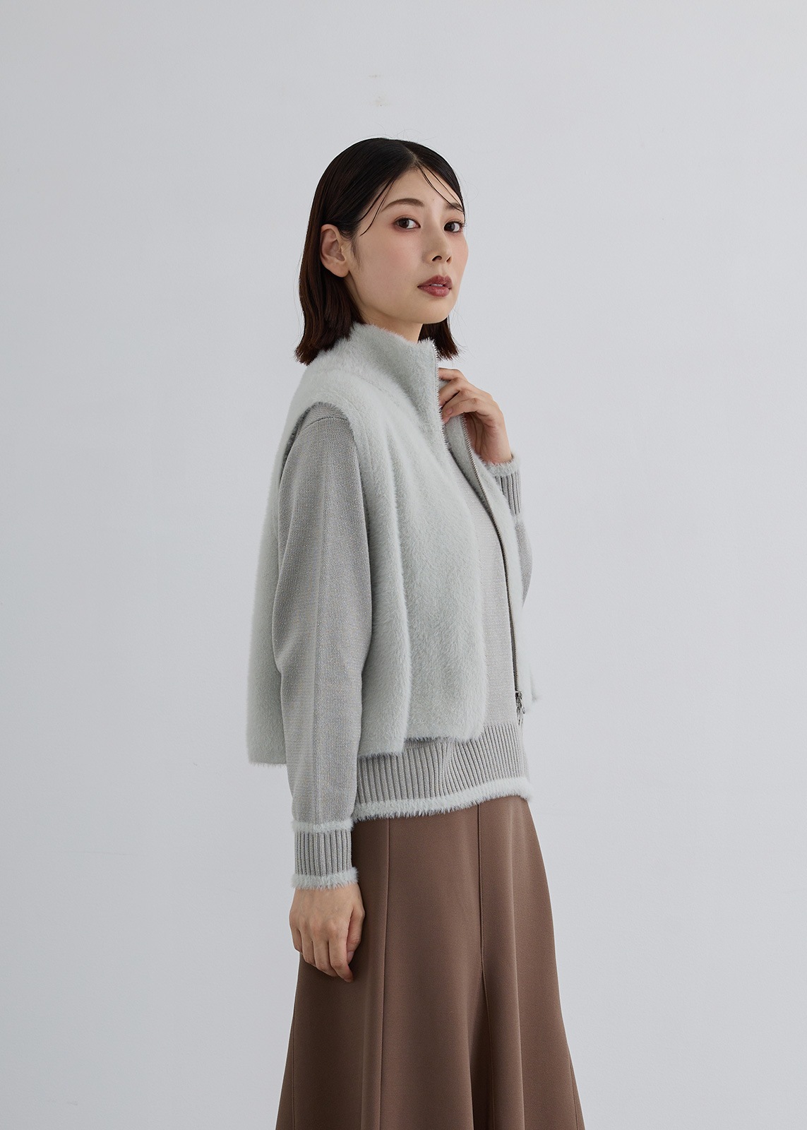 KOOS】シャギー ニット ベスト | NEW ARRIVAL | Cour Carre an ONLINE