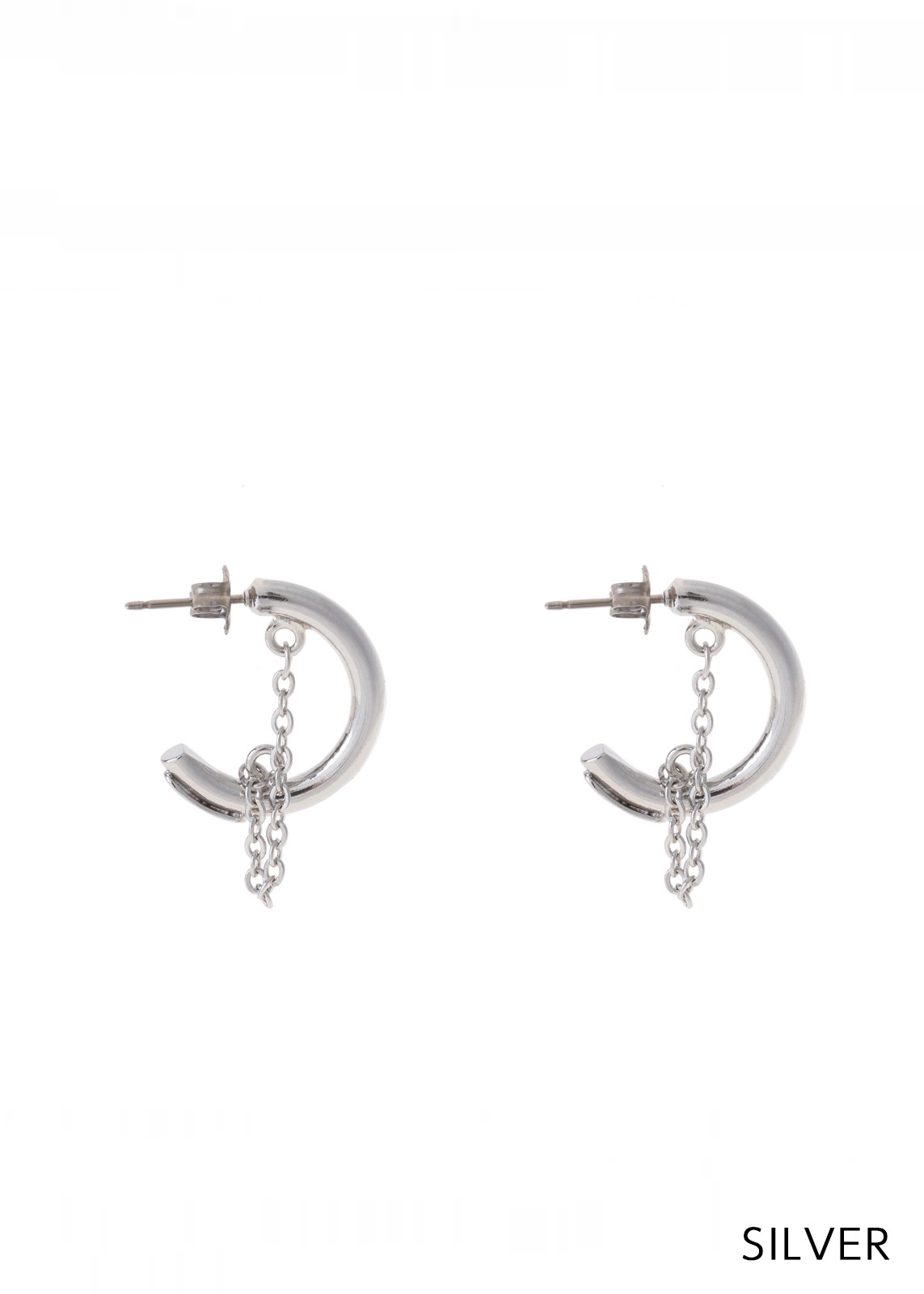 【Sea`ds Mara】チェーン レイヤー リング ピアス