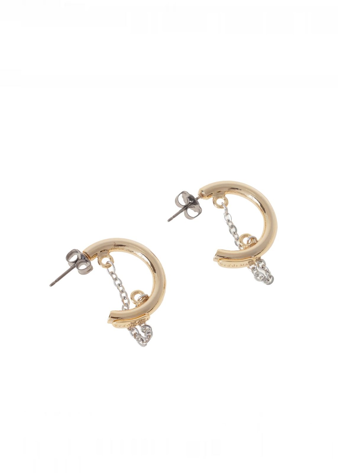 【Sea`ds Mara】チェーン レイヤー リング ピアス