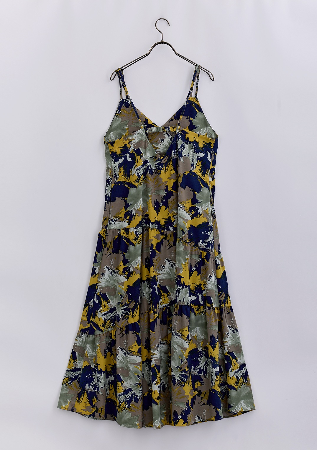 【neuf cent neuf】 クラッシュボタニカルキャミドレス