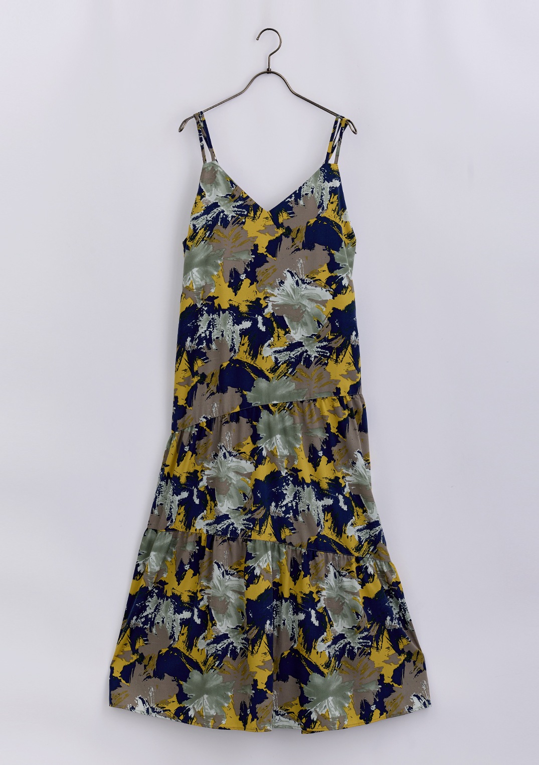 【neuf cent neuf】 クラッシュボタニカルキャミドレス