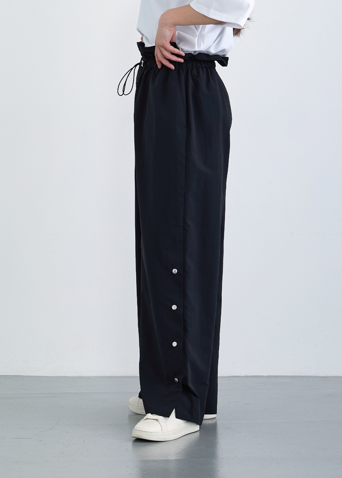 【neuf cent neuf】サスペンダー ワイド パンツ