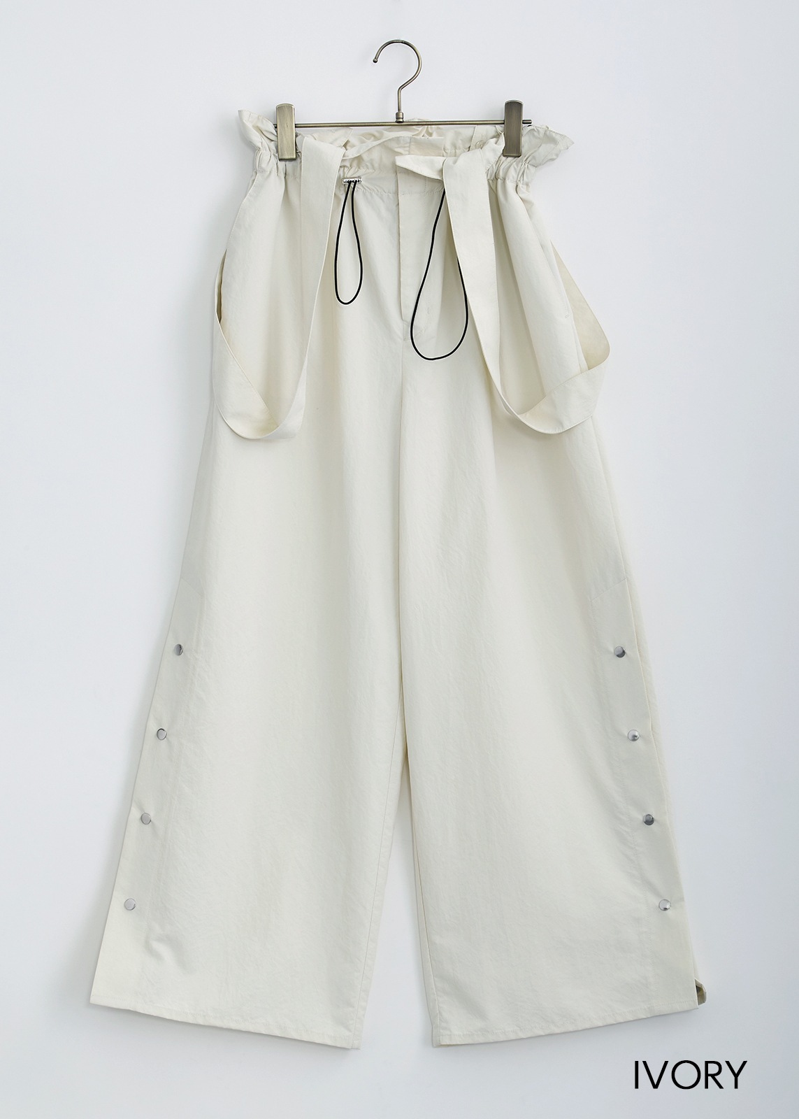 【neuf cent neuf】サスペンダー ワイド パンツ