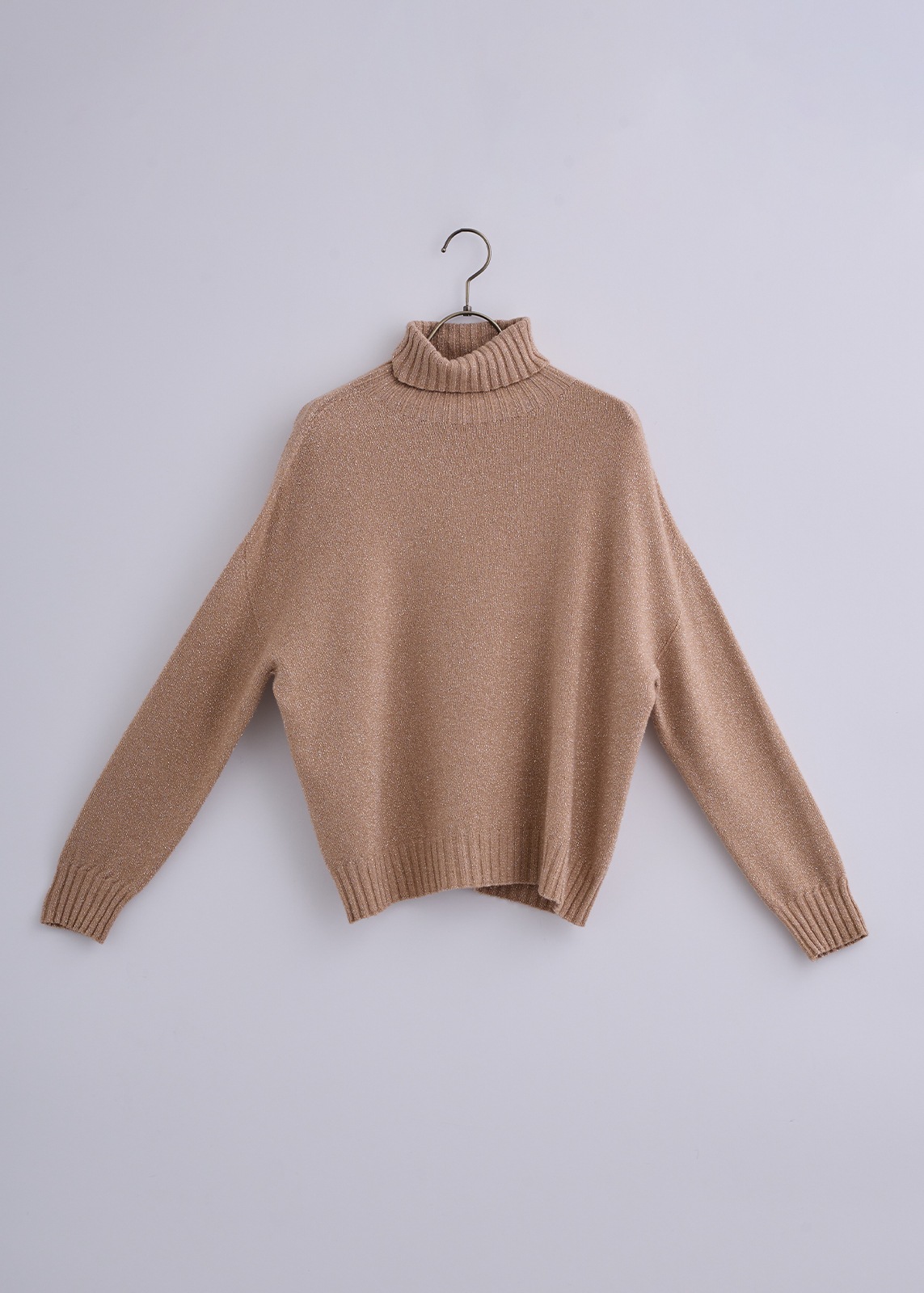 【Femicite】イタリー製 シルキー ラメ ニット