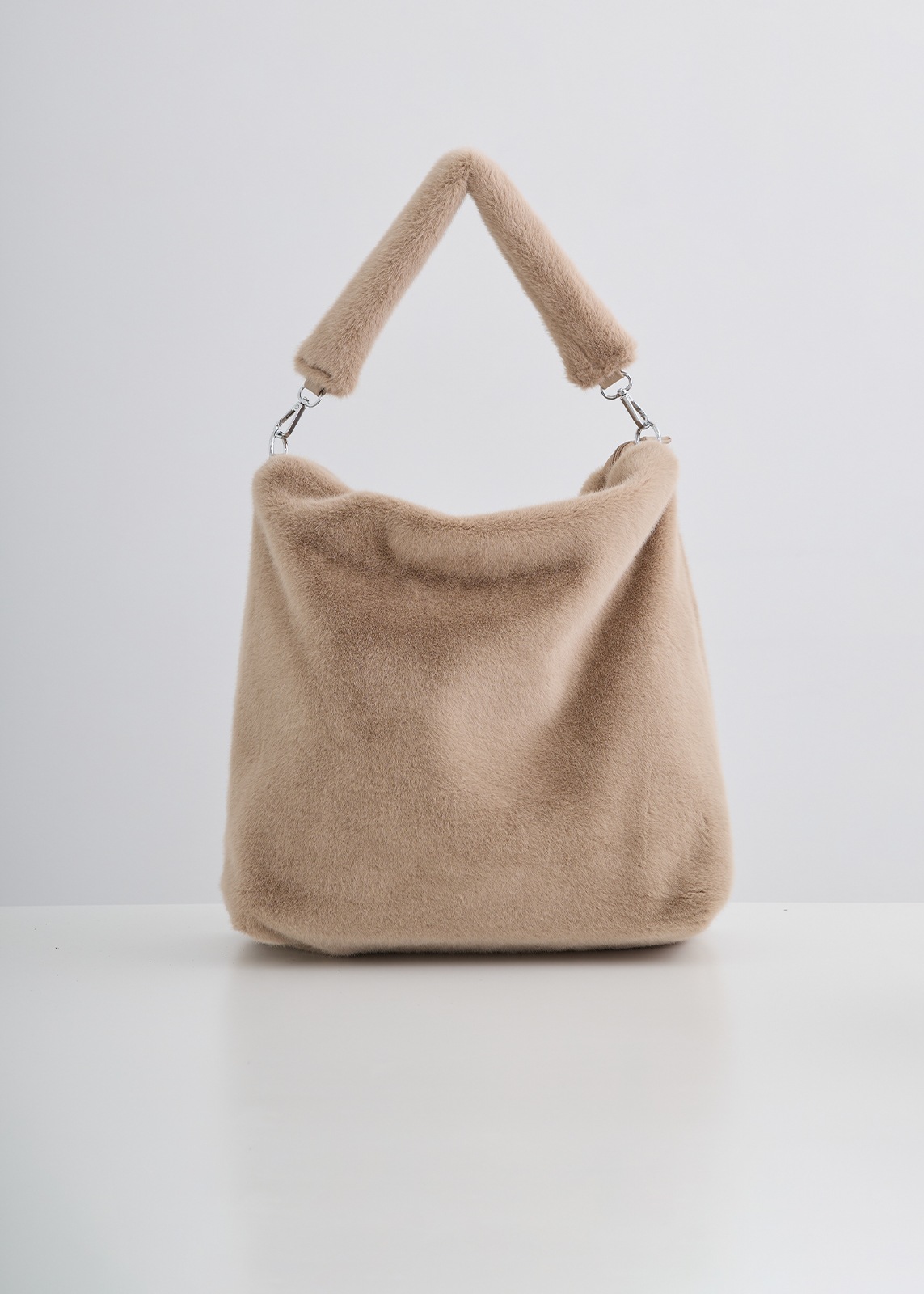 【PLUS an】エコ ファー バッグ