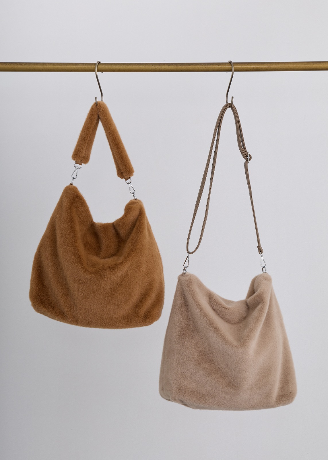 【PLUS an】エコ ファー バッグ