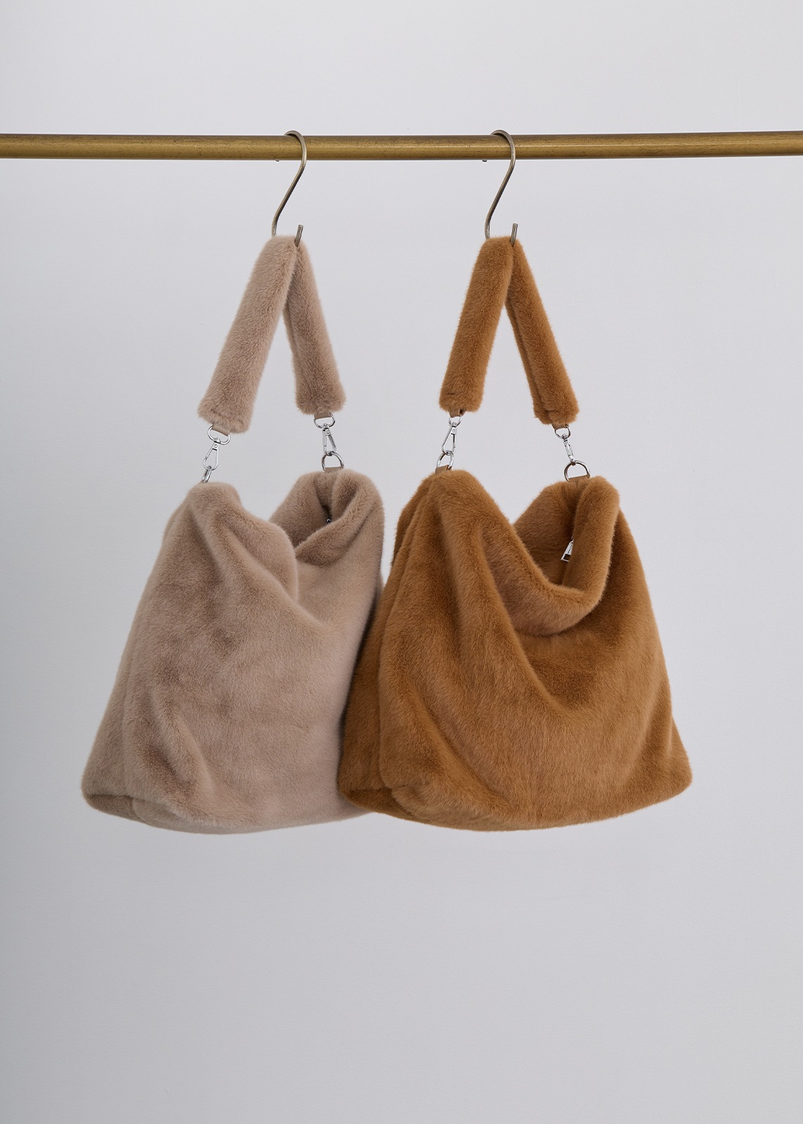 【PLUS an】エコ ファー バッグ