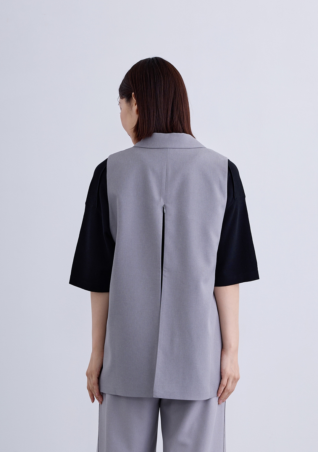 【KOOS】バック ZIP テーラード ジレ