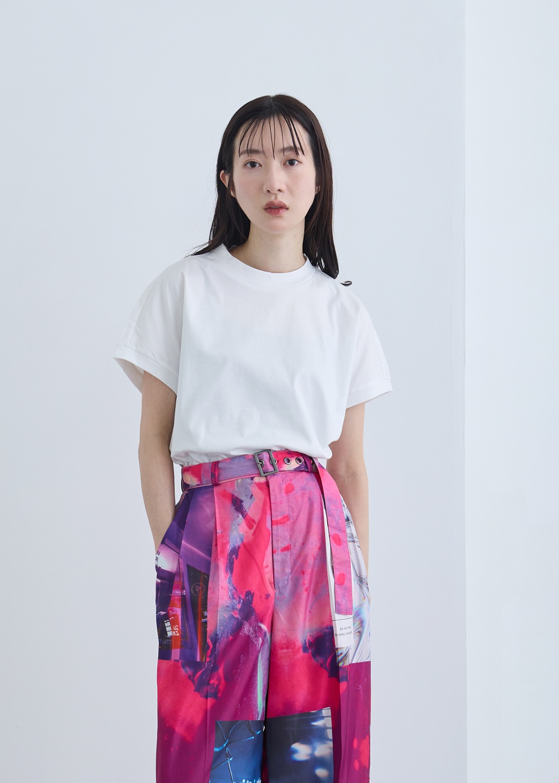 【COSPANI】フレンチスリーブ Tシャツ