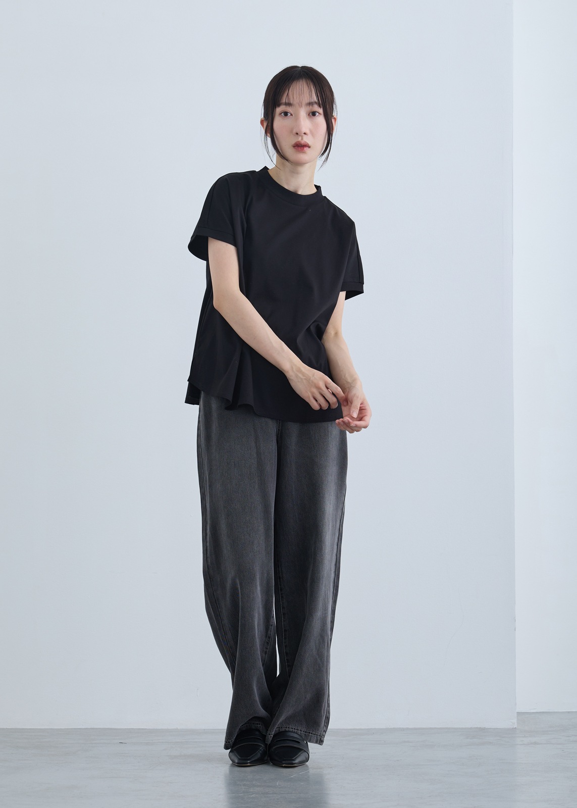 【COSPANI】フレンチスリーブ Tシャツ