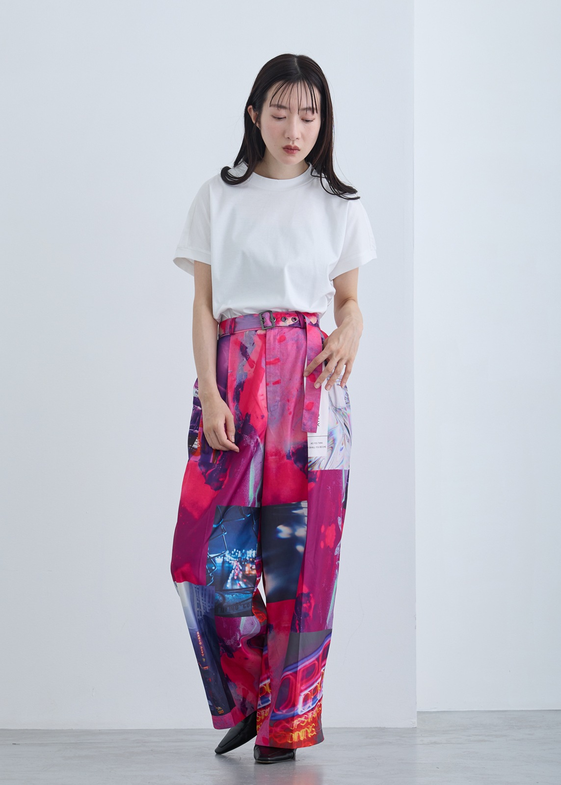 【COSPANI】フレンチスリーブ Tシャツ