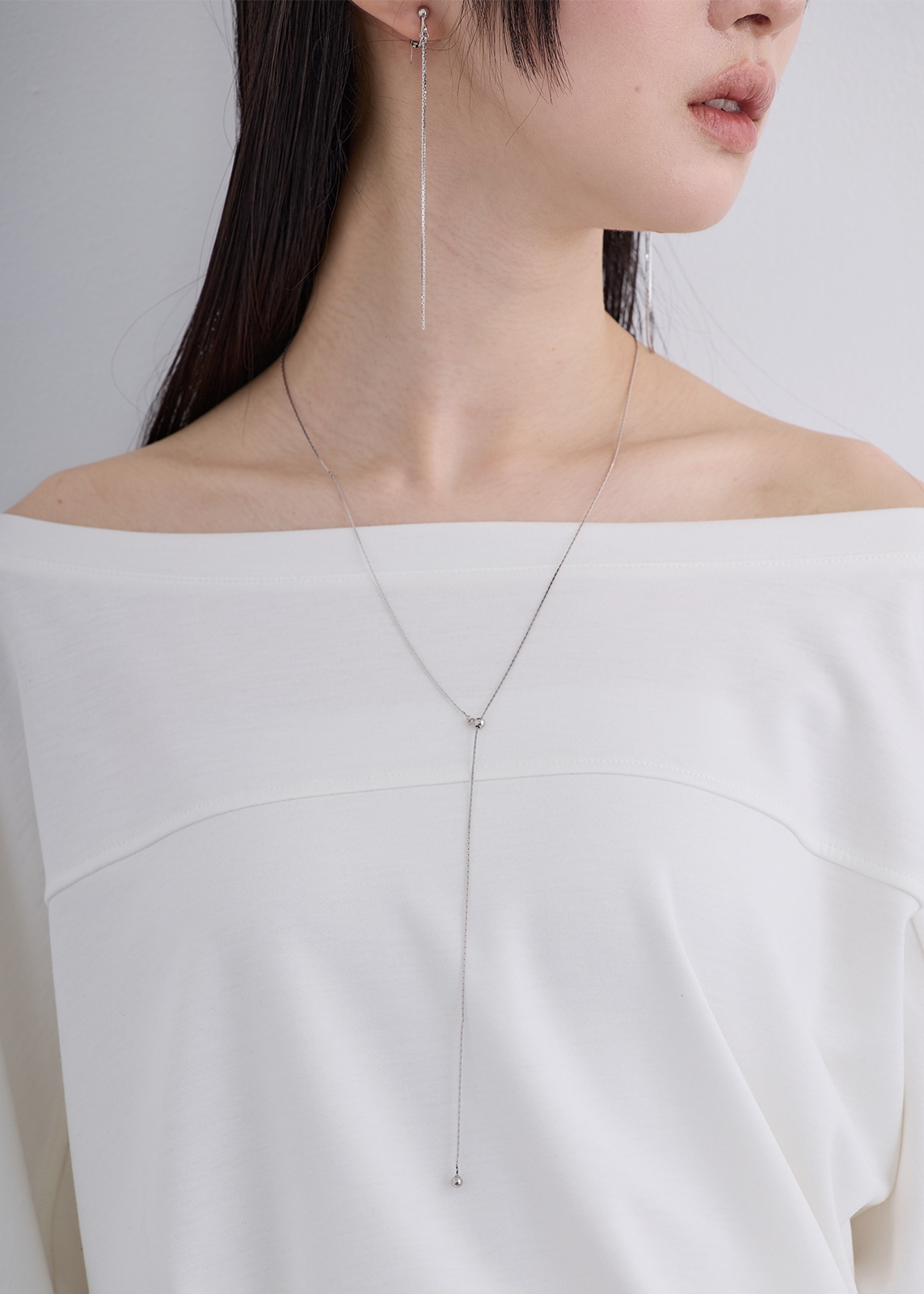 【Sea`ds Mara】スウェッジ チェーン イヤリング