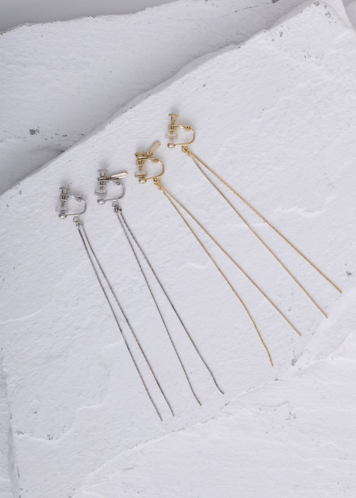 【Sea`ds Mara】スウェッジ チェーン イヤリング