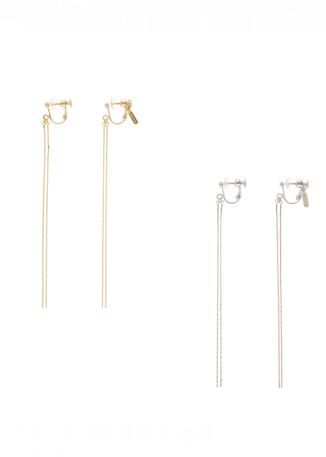 【Sea`ds Mara】スウェッジ チェーン イヤリング