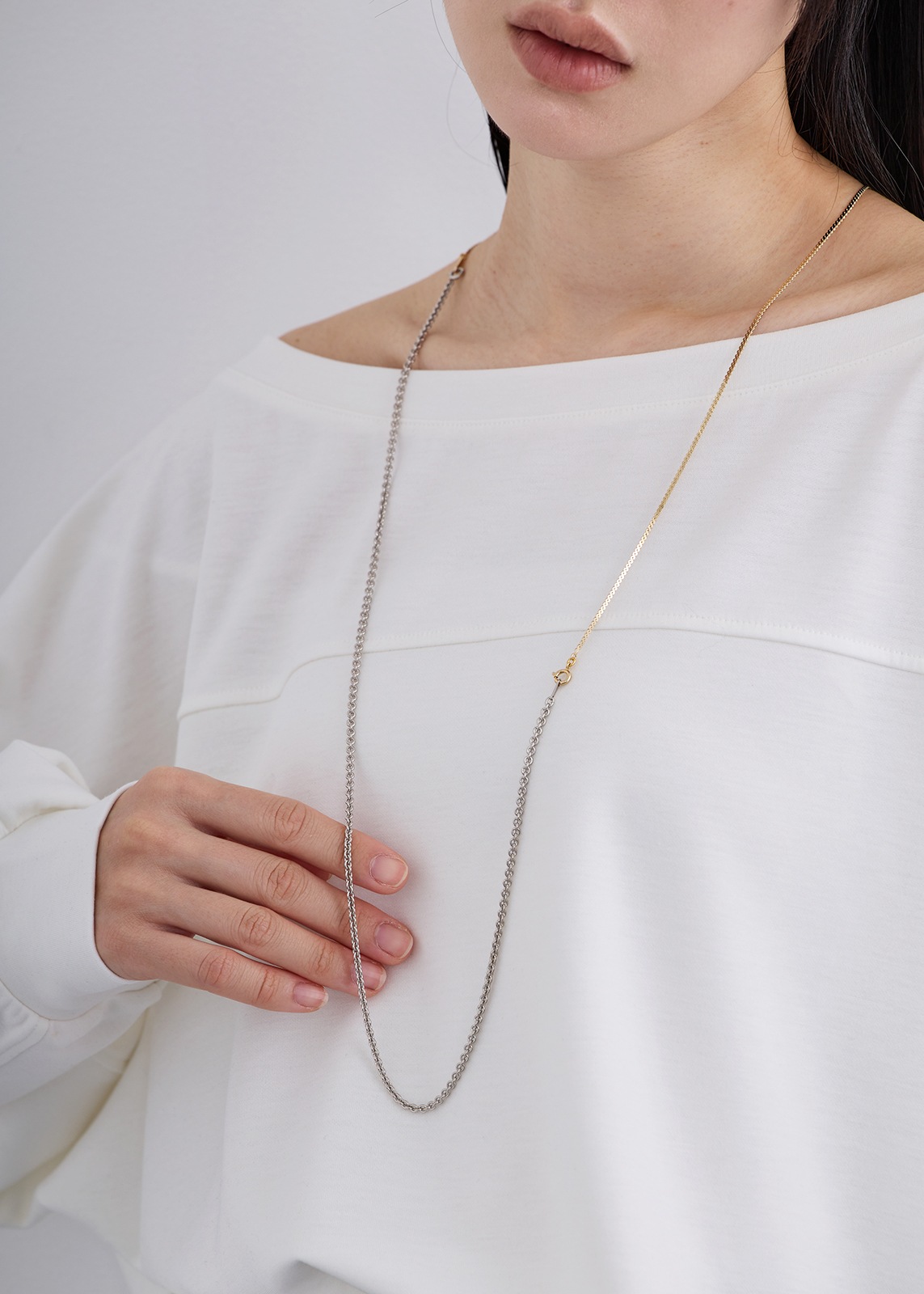 【Sea`ds Mara】ヴァリアス ロングチェーン ネックレス