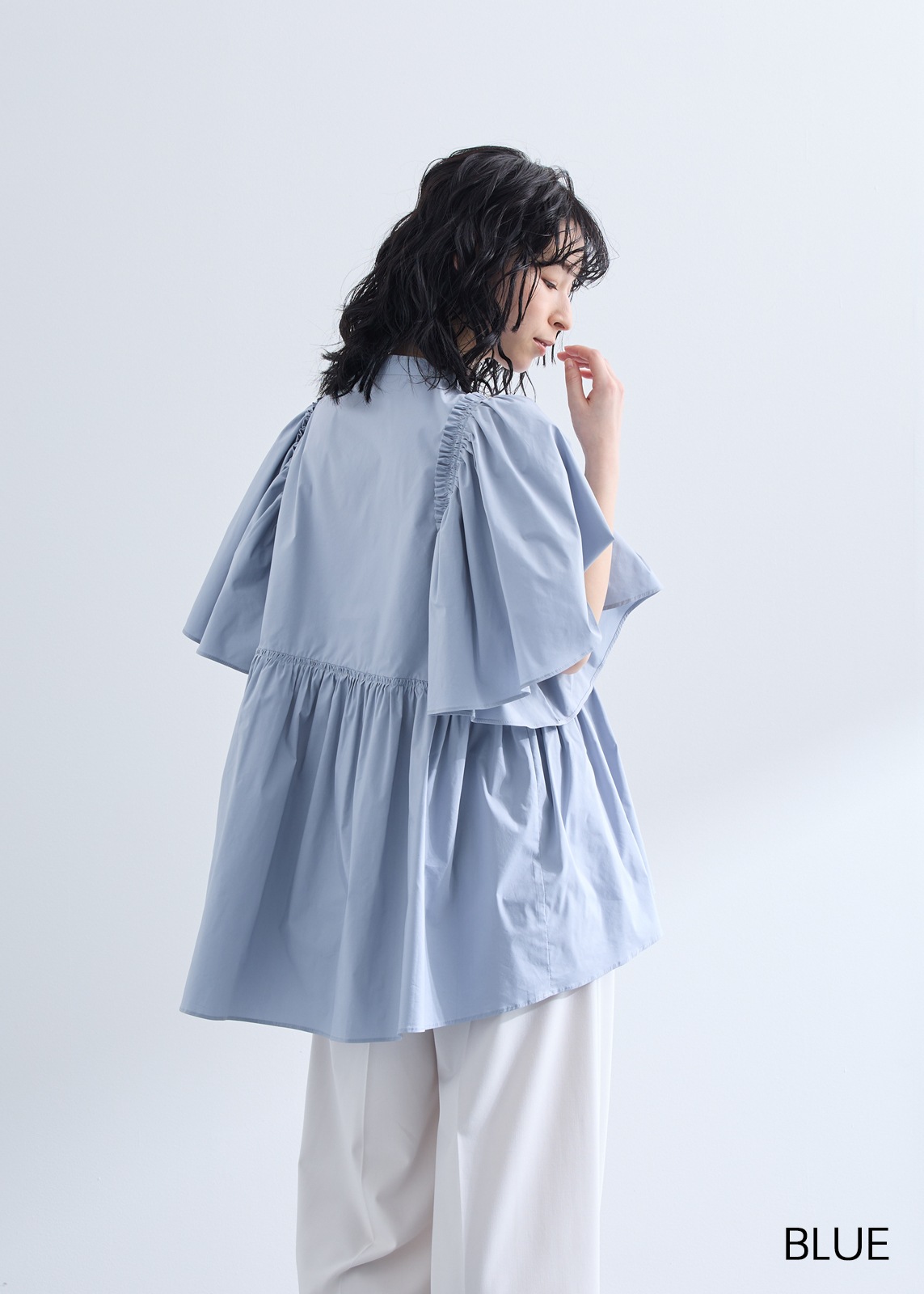 ♡深キョン着用♡ ぶっきらぼう ティアードフリルブラウス