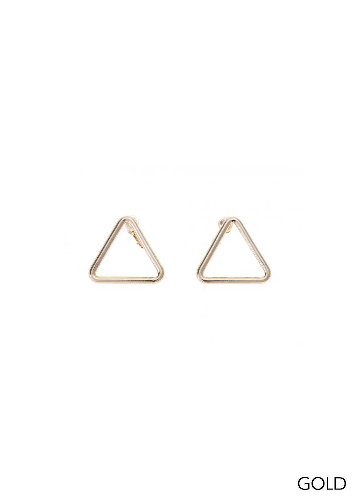 両耳用】 TRIANGLE 301 YELLOW - トライアングル ピアス