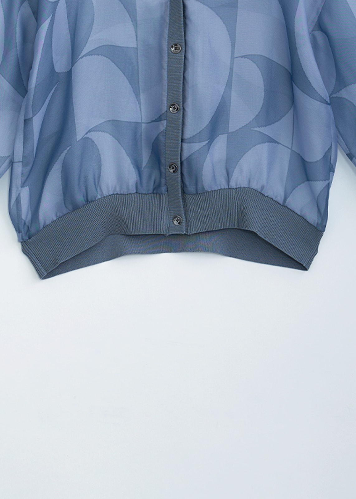 【neuf cent neuf】ジオメトリック プリント カーディガン