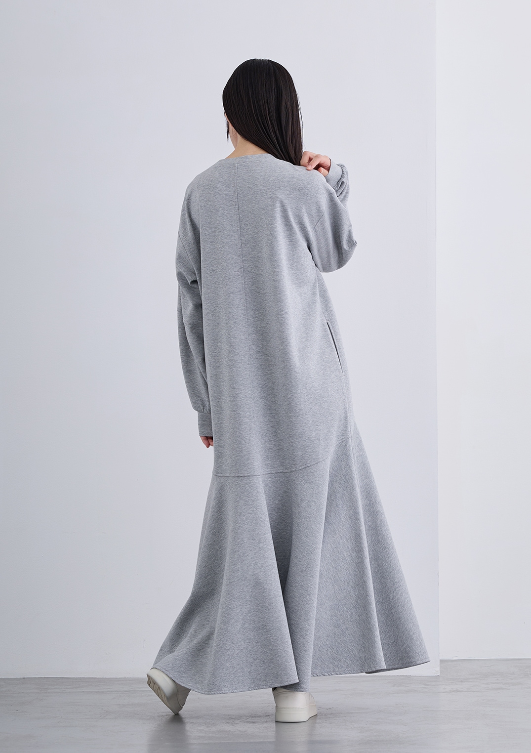 【neuf cent neuf】ジャージー ドレープ ドレス