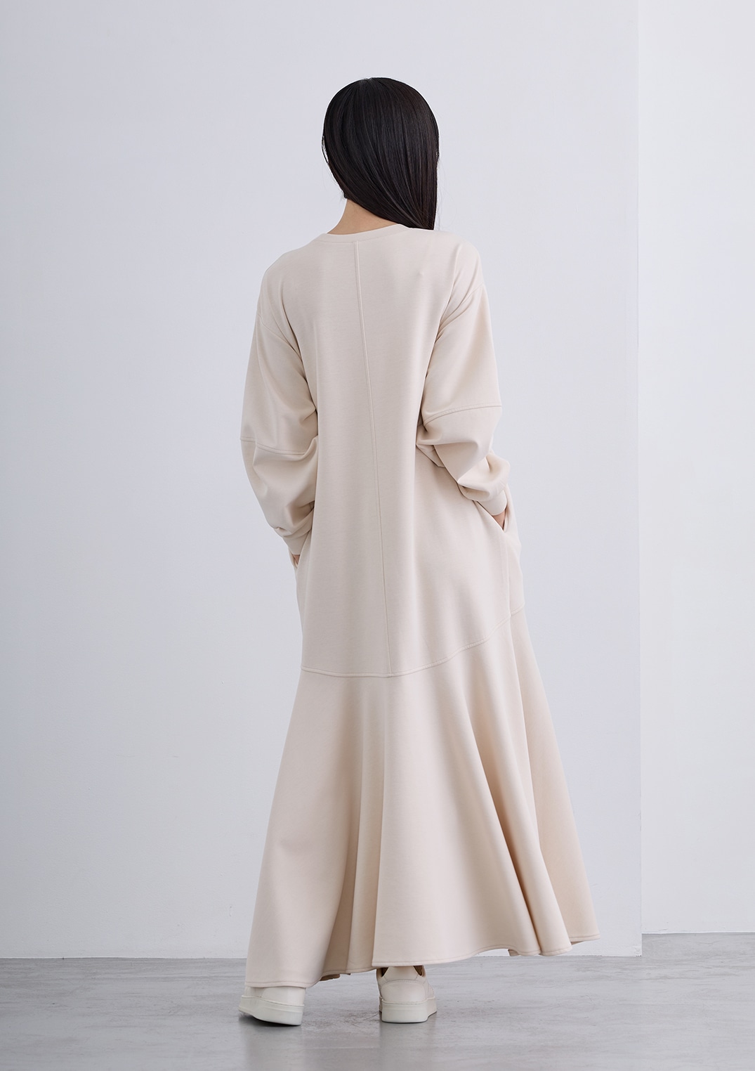 【neuf cent neuf】ジャージー ドレープ ドレス