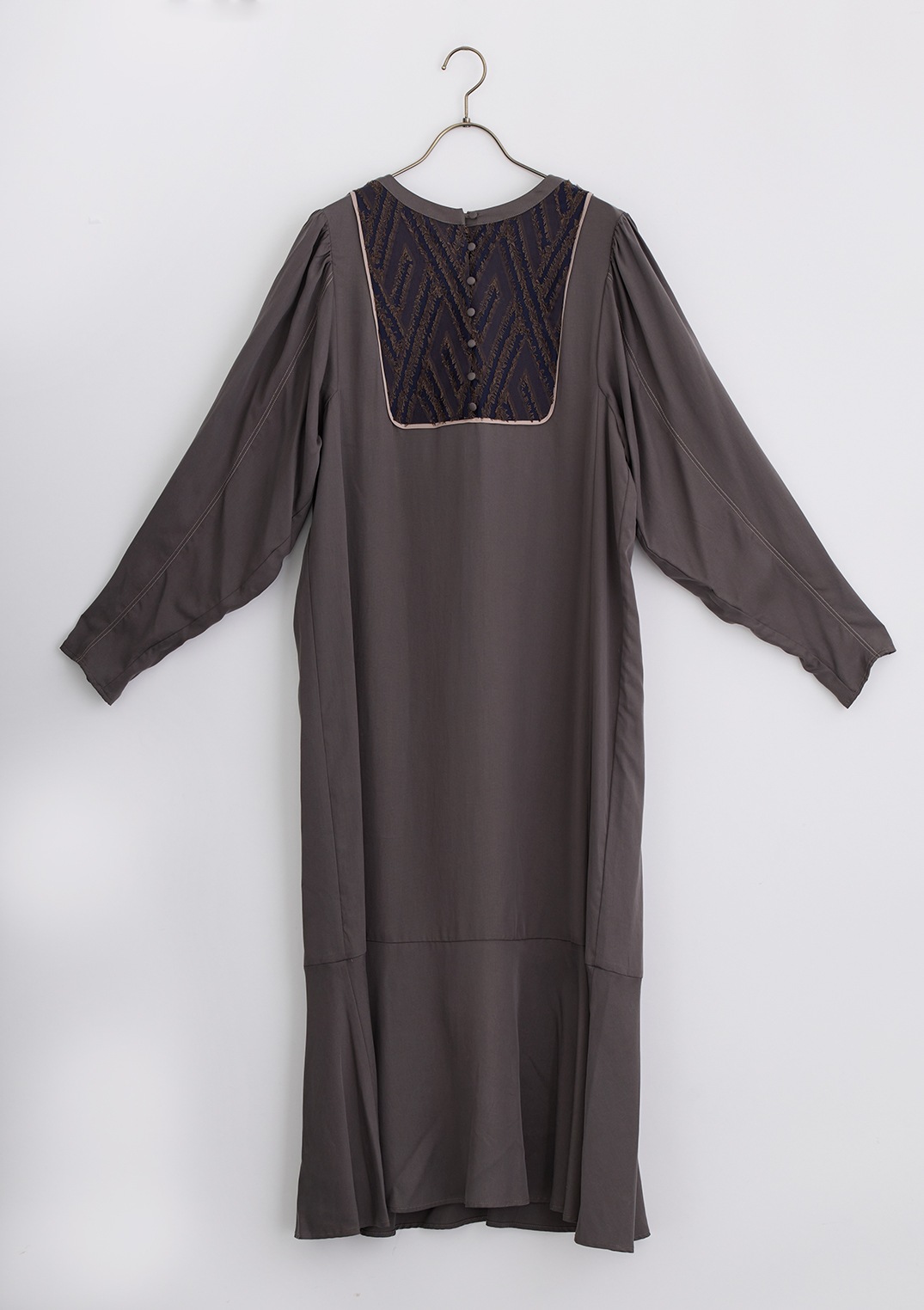 ジャガードヨークワンピース