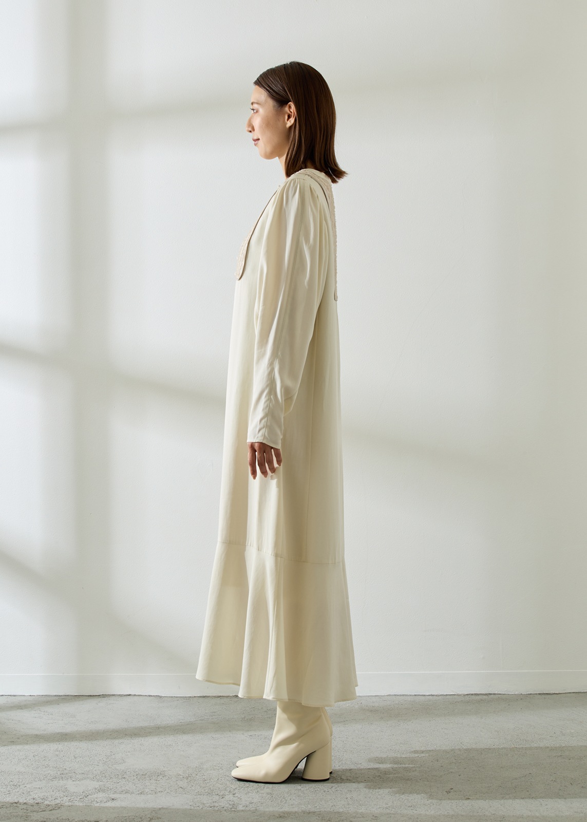 ジャガードヨークワンピース