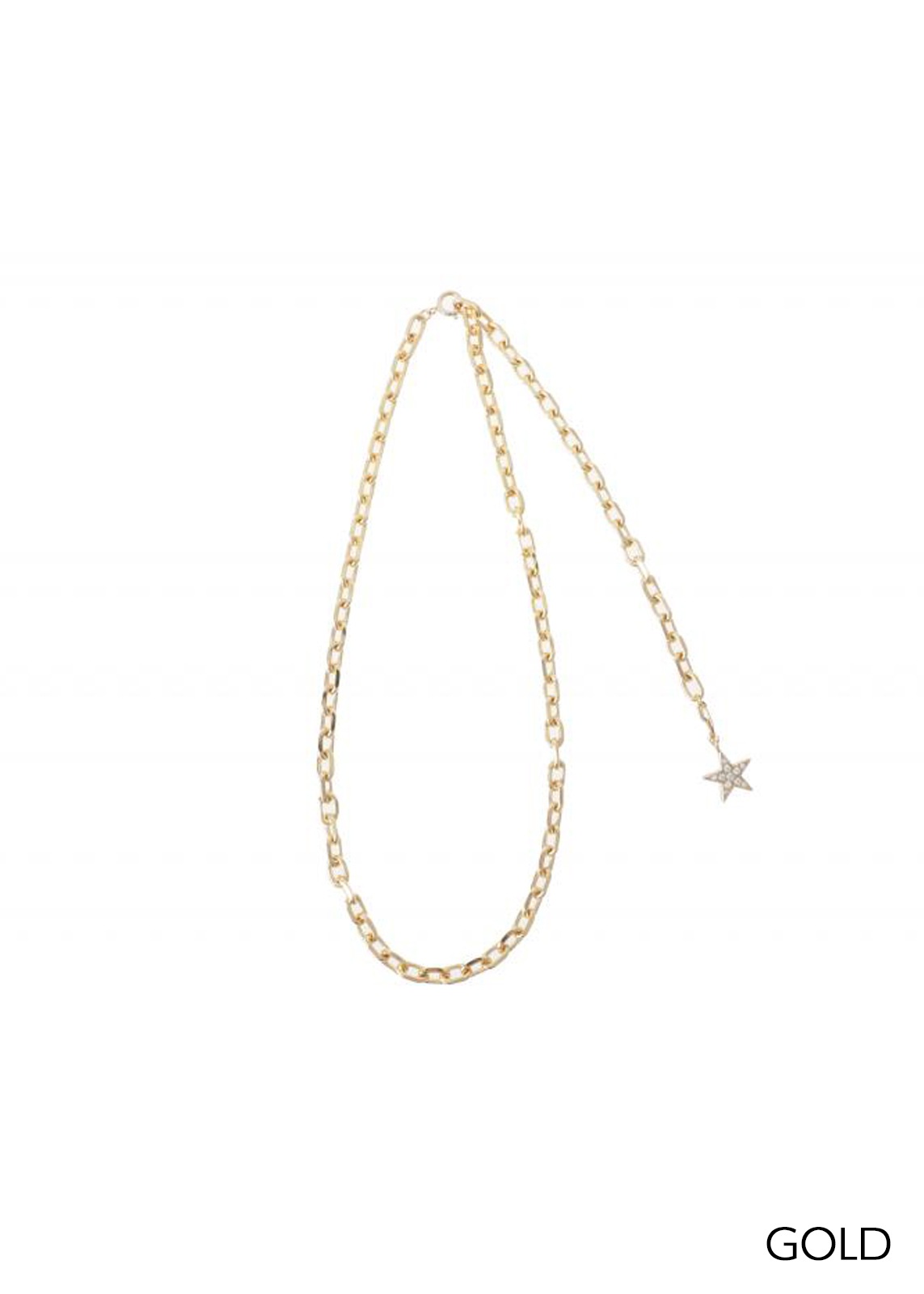 【Sea`ds Mara】 ツインクリングスターチェーンネックレス