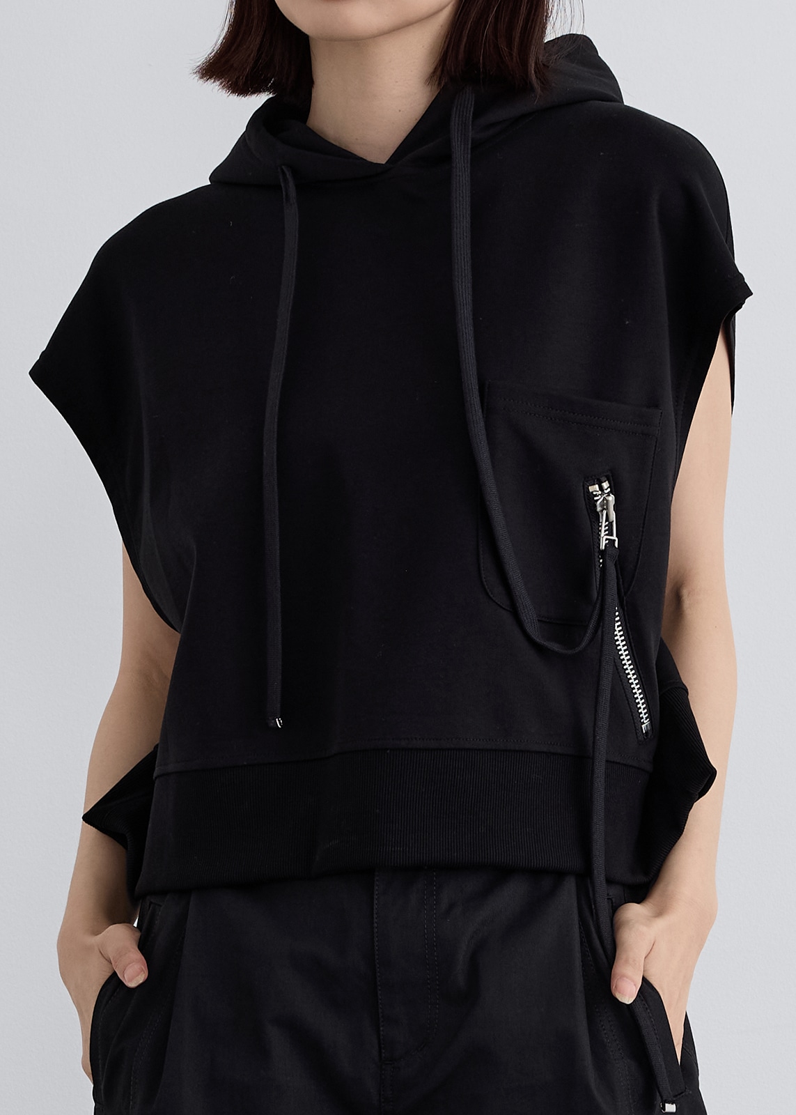 【Femicite】コード デザイン ショート丈 ベスト