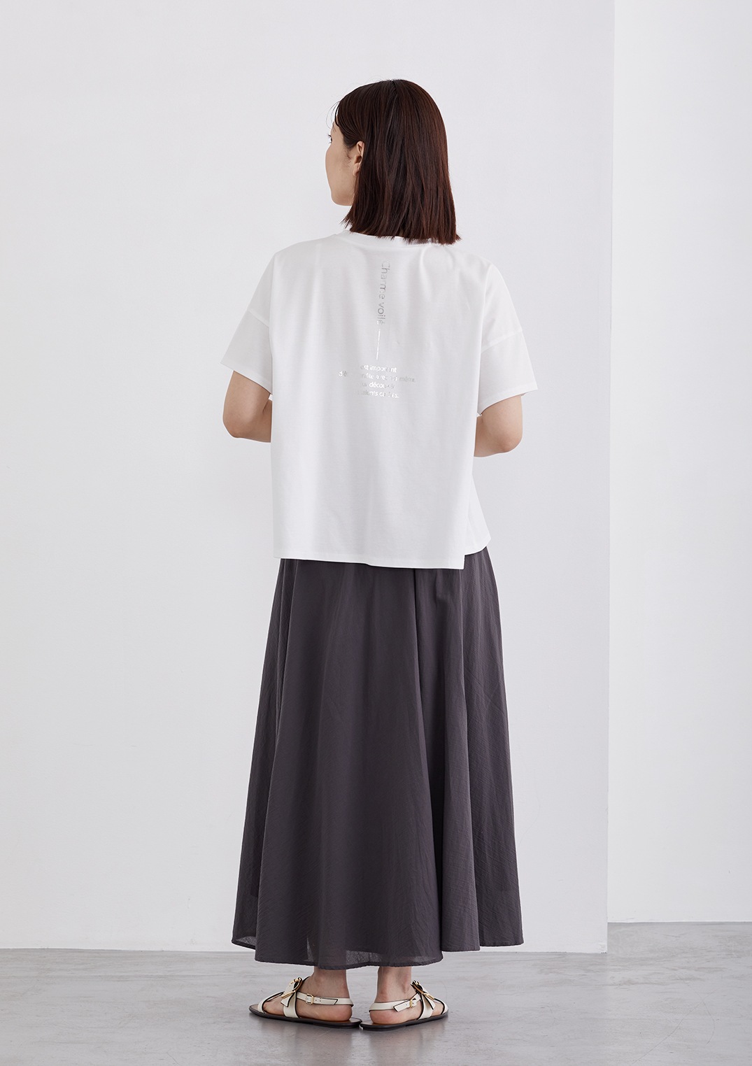 【KOOS】バック ロゴ カットソー