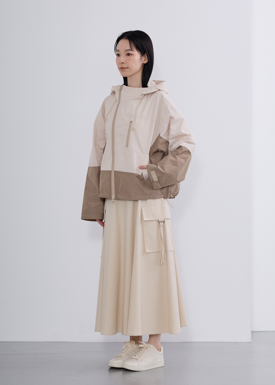 【LUIS MARI】 アシンメトリージップブルゾン