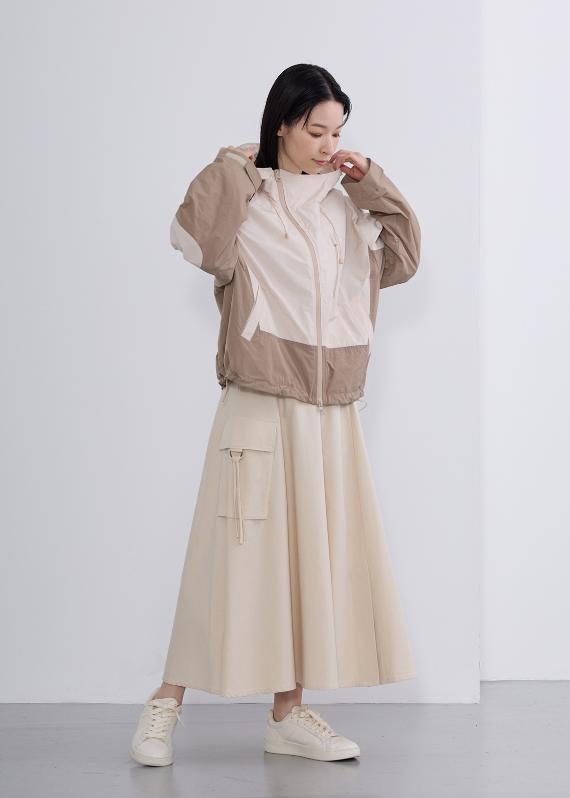 【LUIS MARI】 アシンメトリージップブルゾン