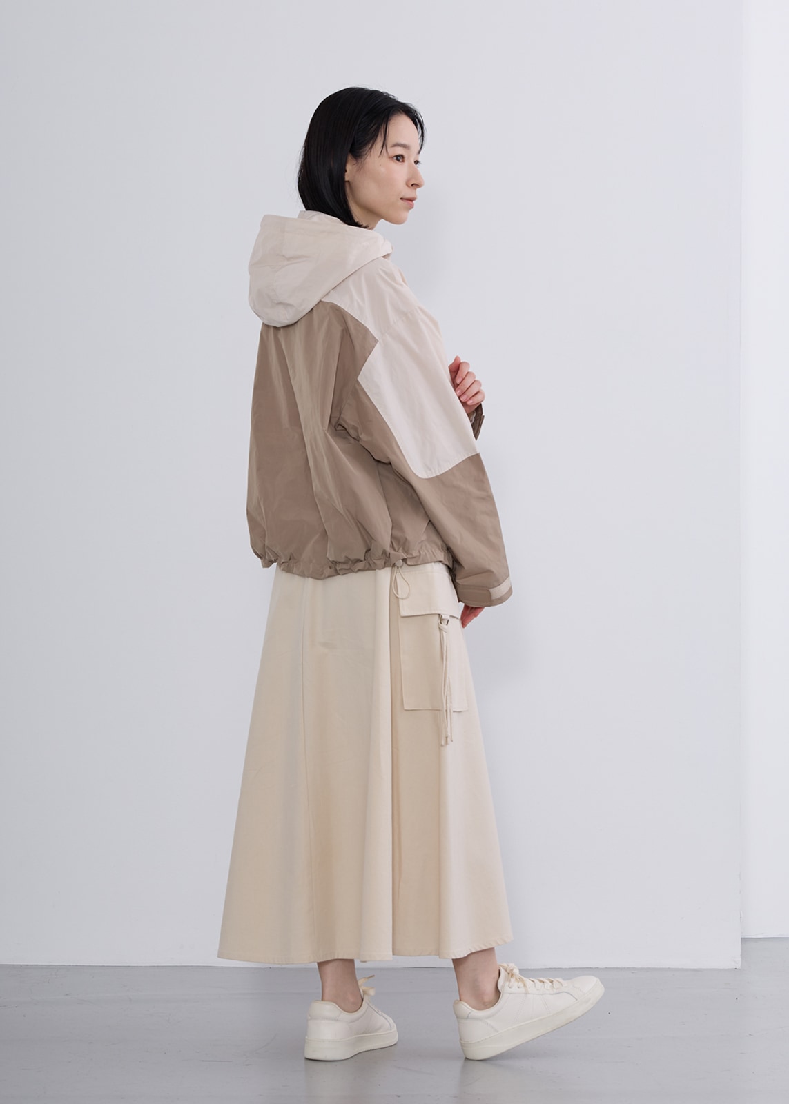 【LUIS MARI】 アシンメトリージップブルゾン