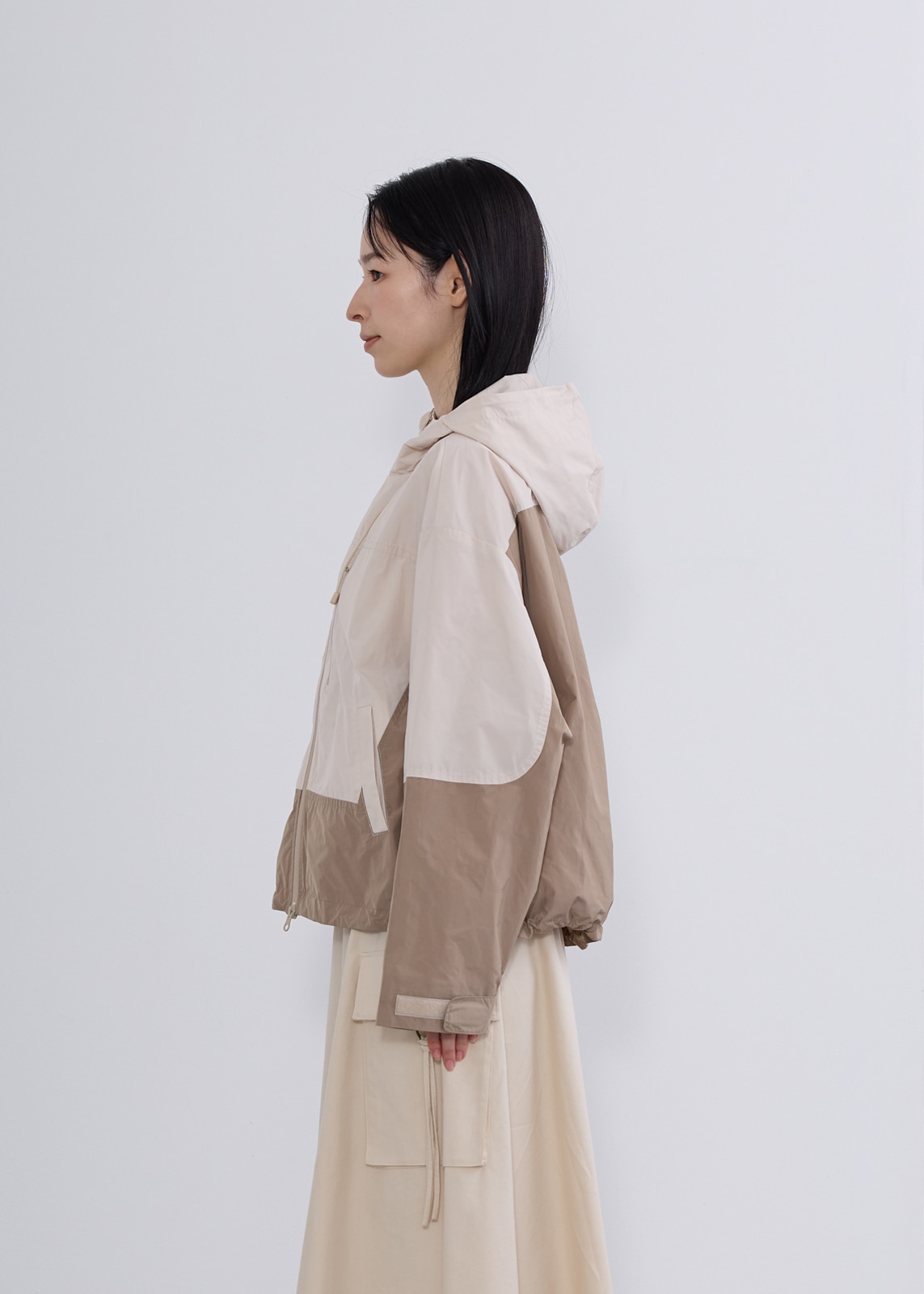 【LUIS MARI】 アシンメトリージップブルゾン