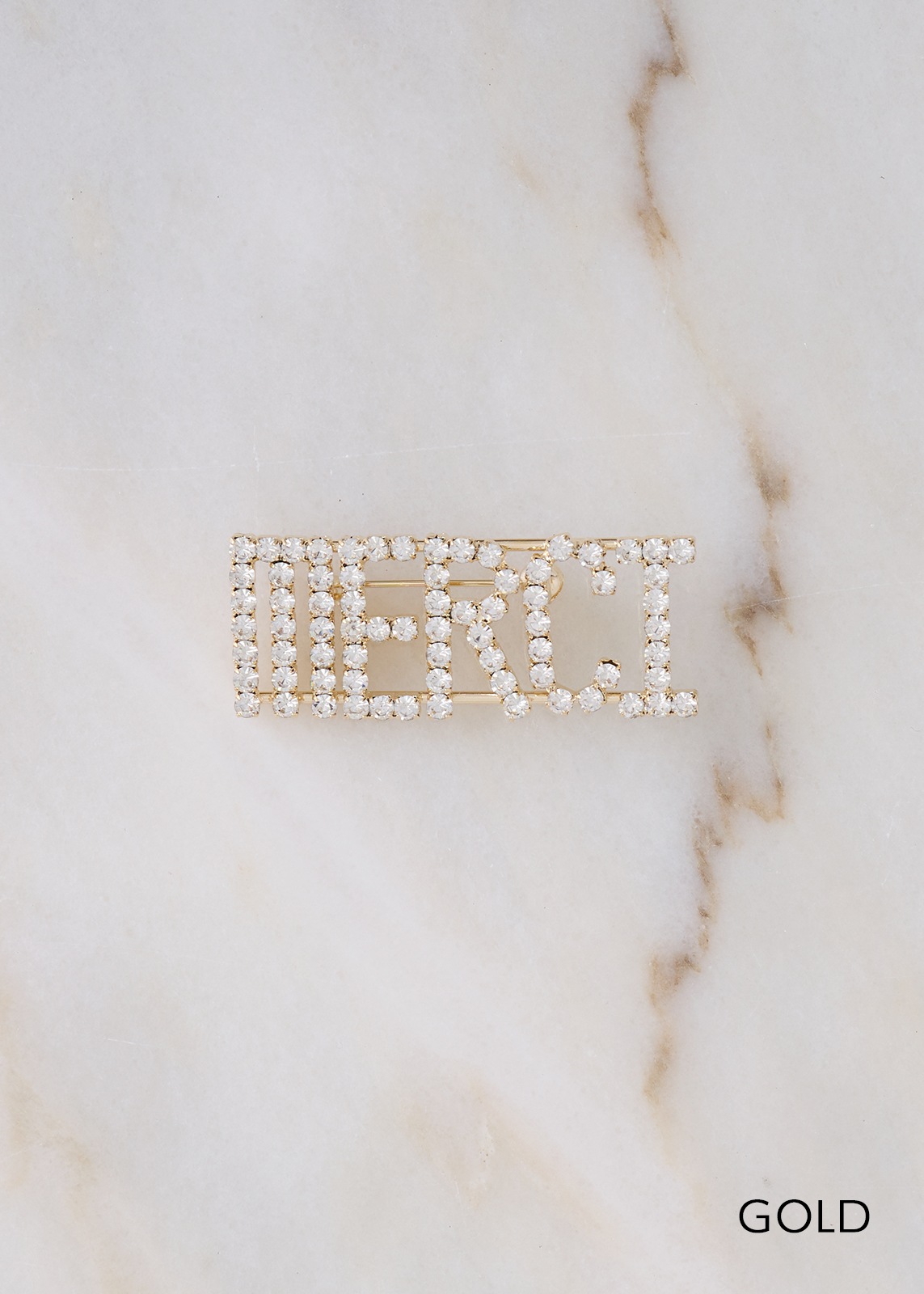 【PLUS an】MERCI ブローチ