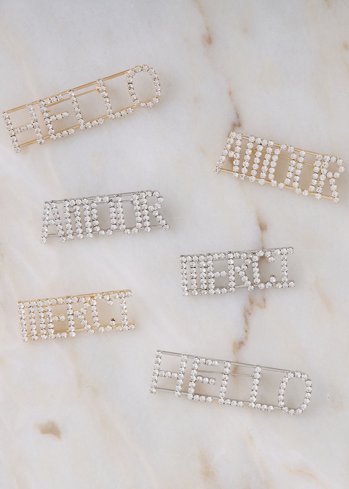 【PLUS an】MERCI ブローチ