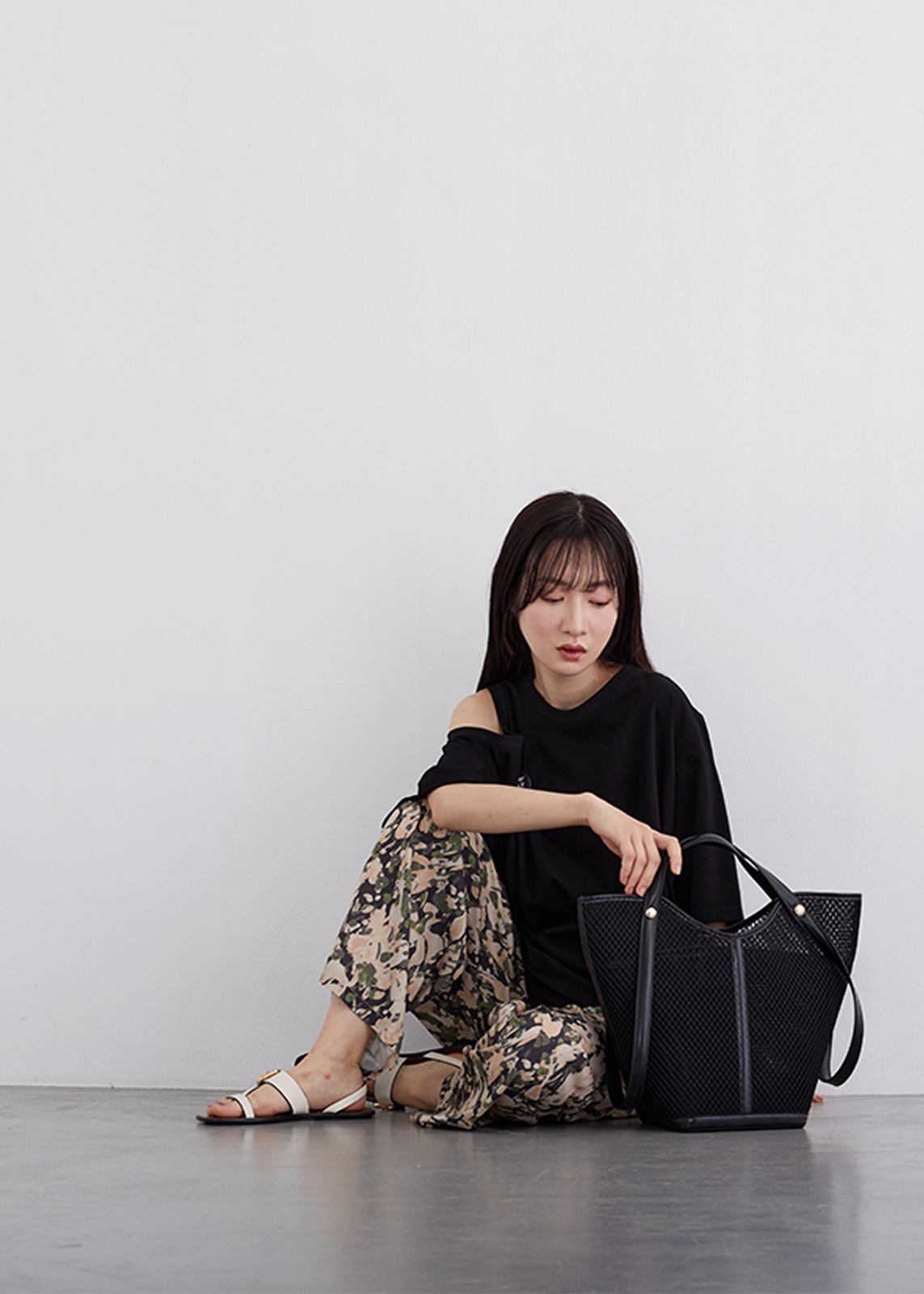 【PLUS an】2way メッシュ バッグ