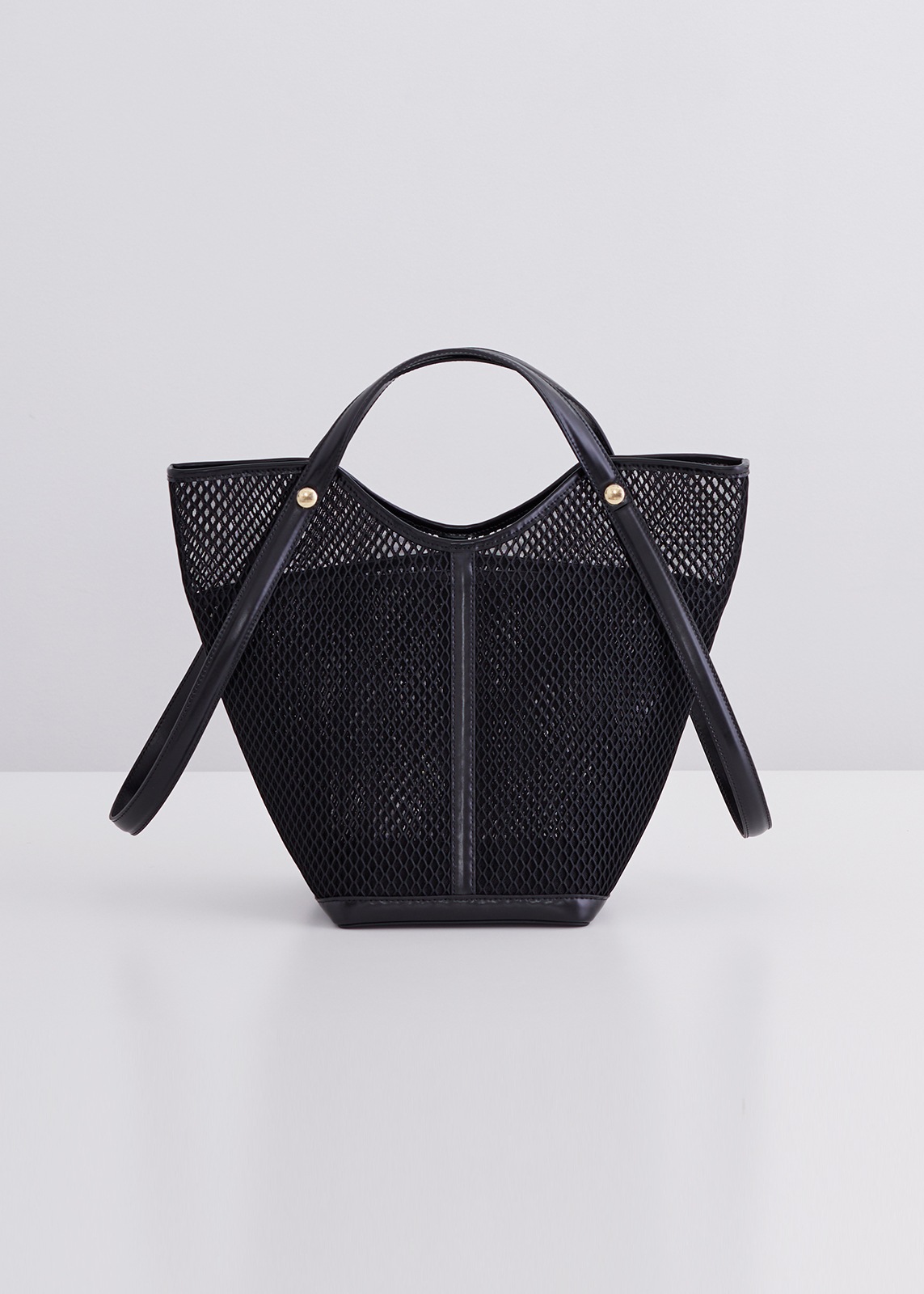 【PLUS an】2way メッシュ バッグ