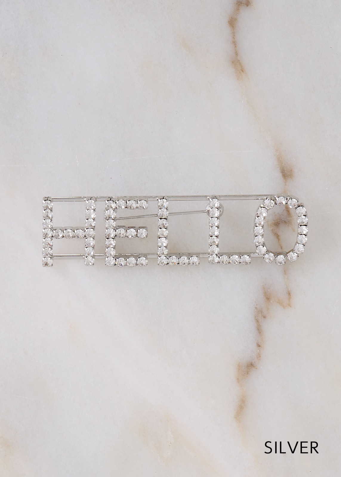 【PLUS an】HELLOブローチ