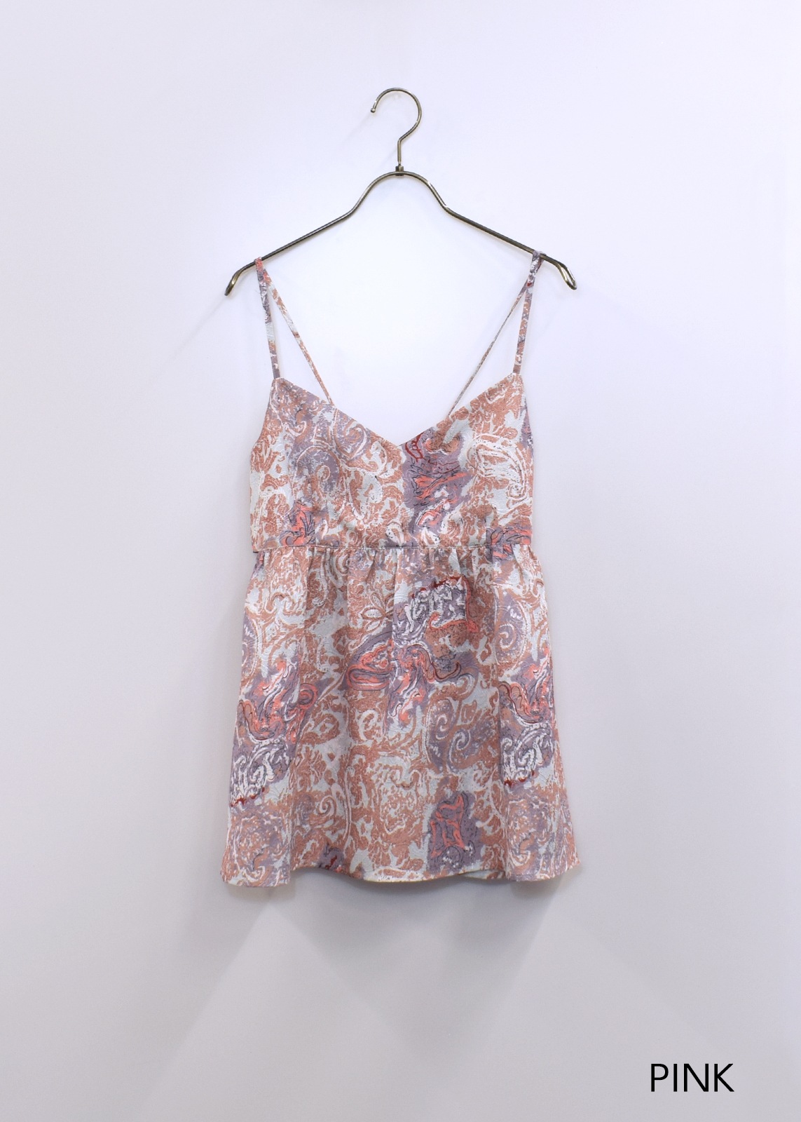 【neuf cent neuf】ペイズリー ジャガード ビスチェ