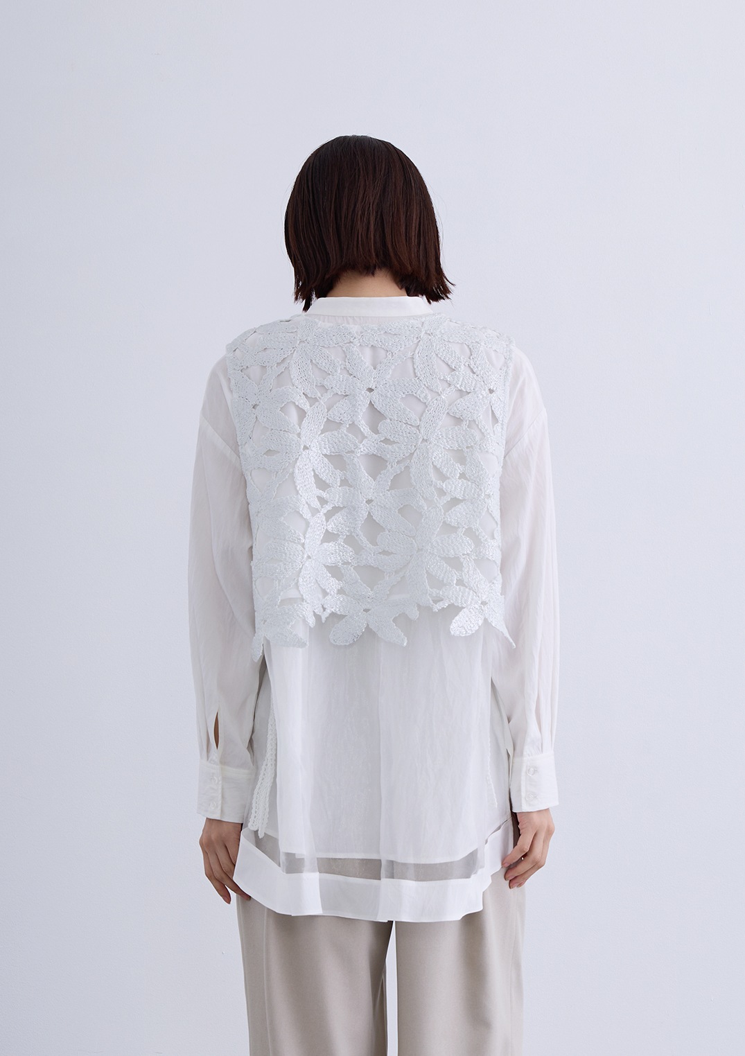 【KOOS】ボタニカル レース ビスチェ