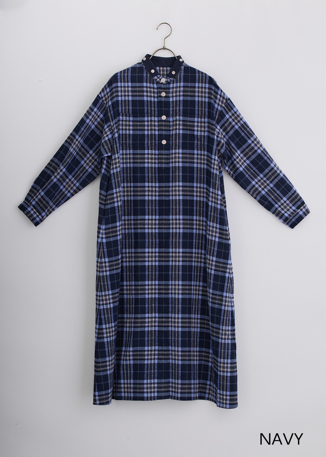 【LUISMARI】あったか チェックワンピース