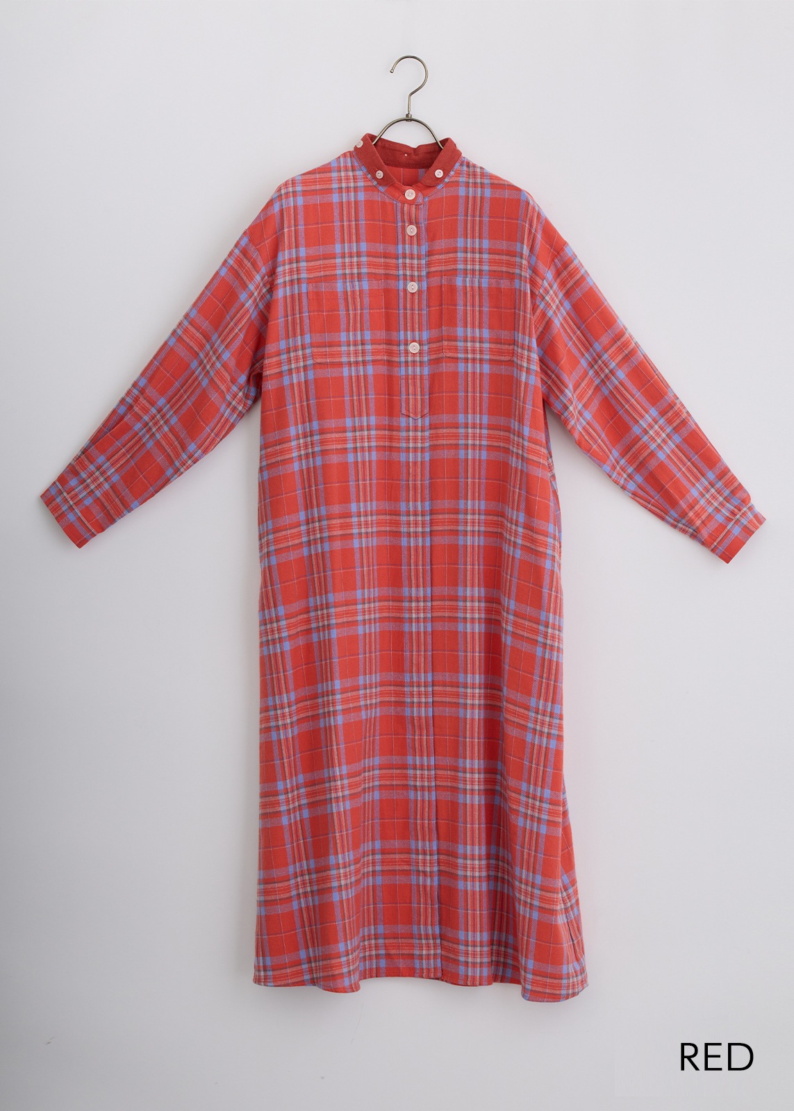 【LUISMARI】あったか チェックワンピース