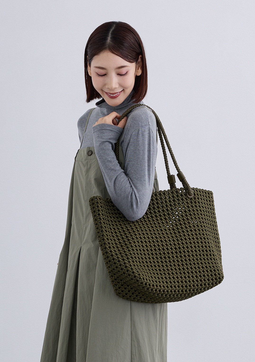 【PLUS an】メッシュ ビッグ バッグ