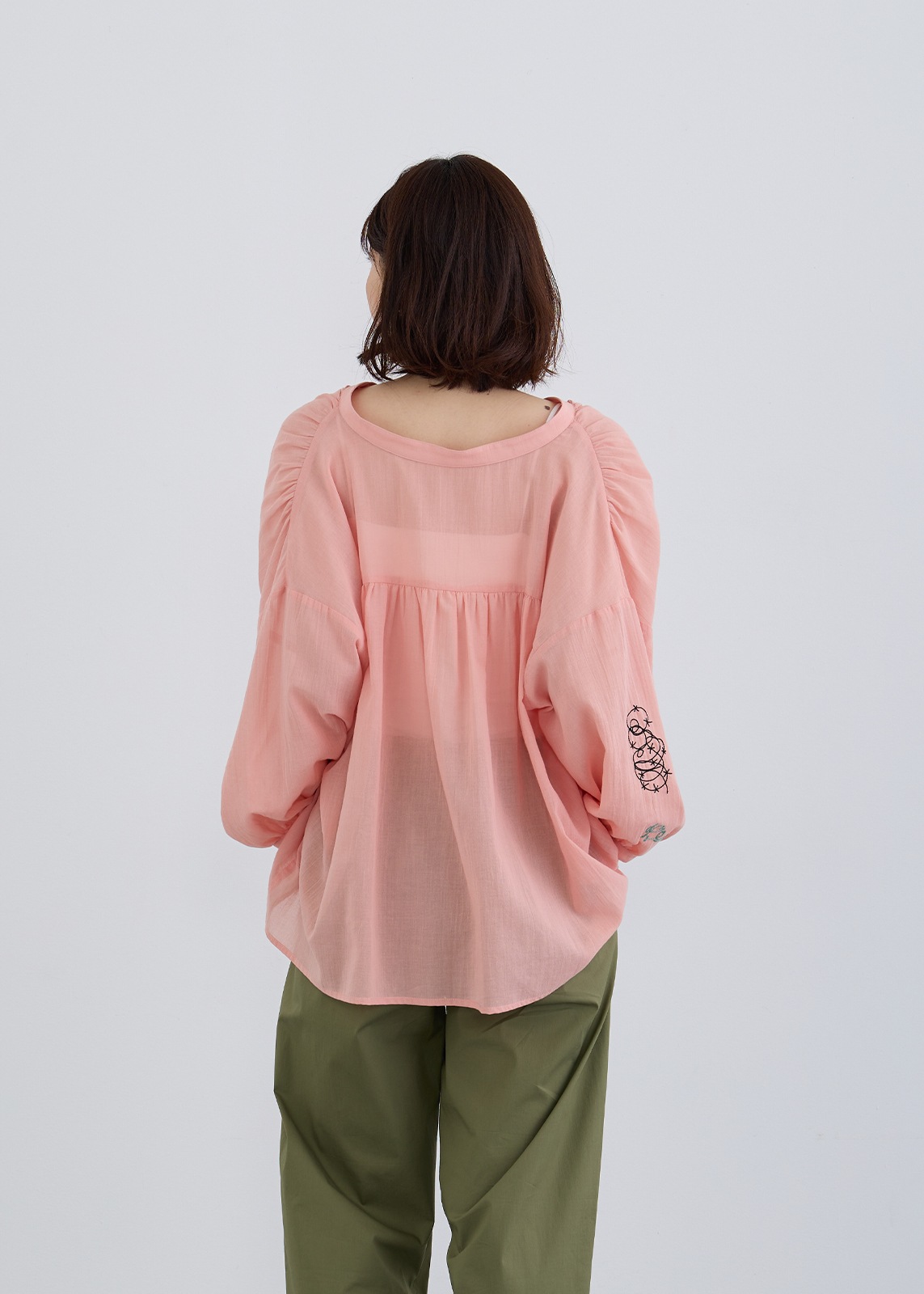 【LUISMARI】エンブロイダリー ブラウス