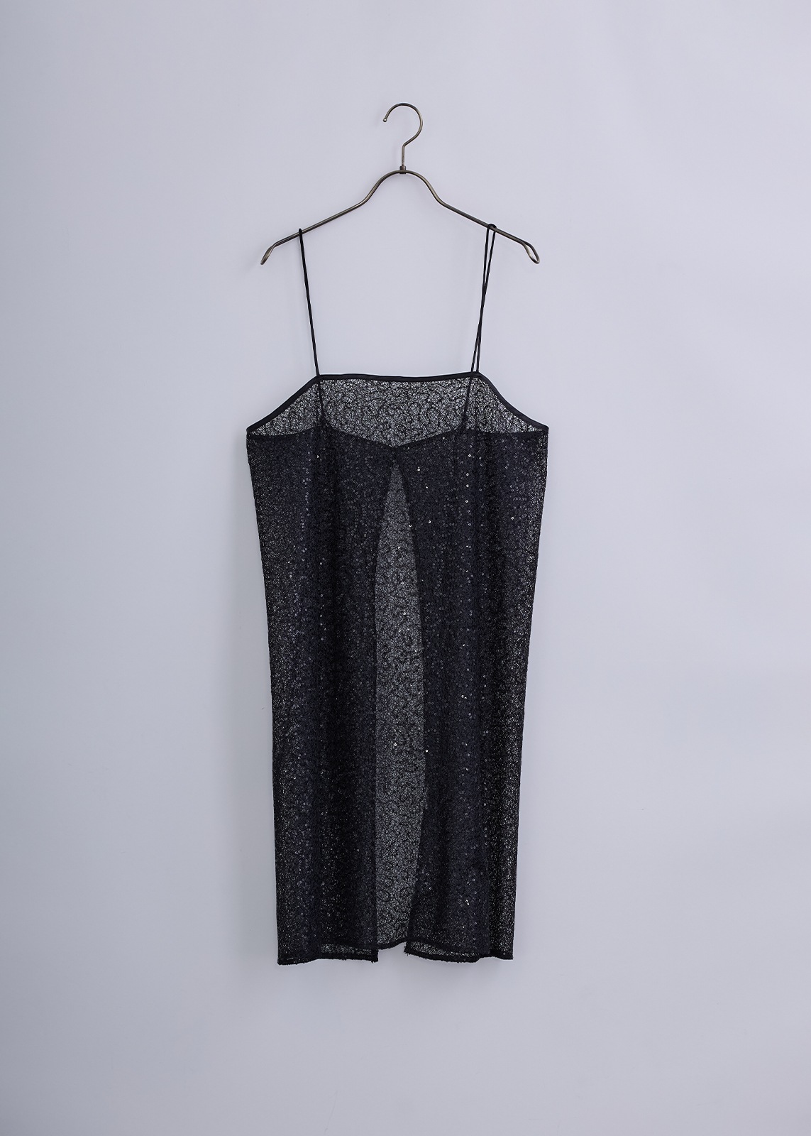 【neuf cent neuf】スパンコール レース キャミドレス