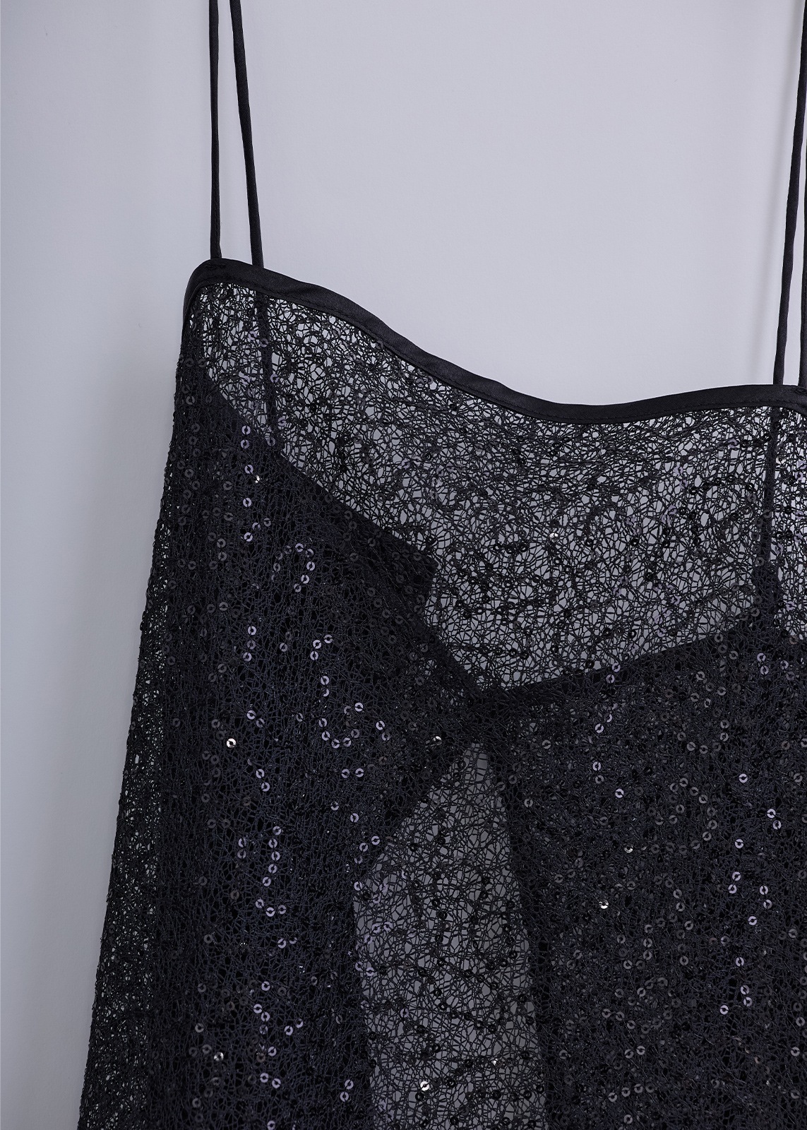 【neuf cent neuf】スパンコール レース キャミドレス