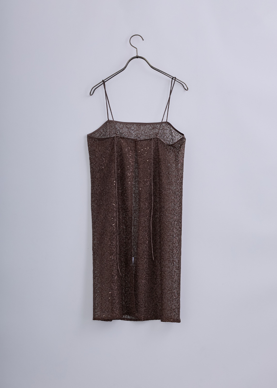 【neuf cent neuf】スパンコール レース キャミドレス