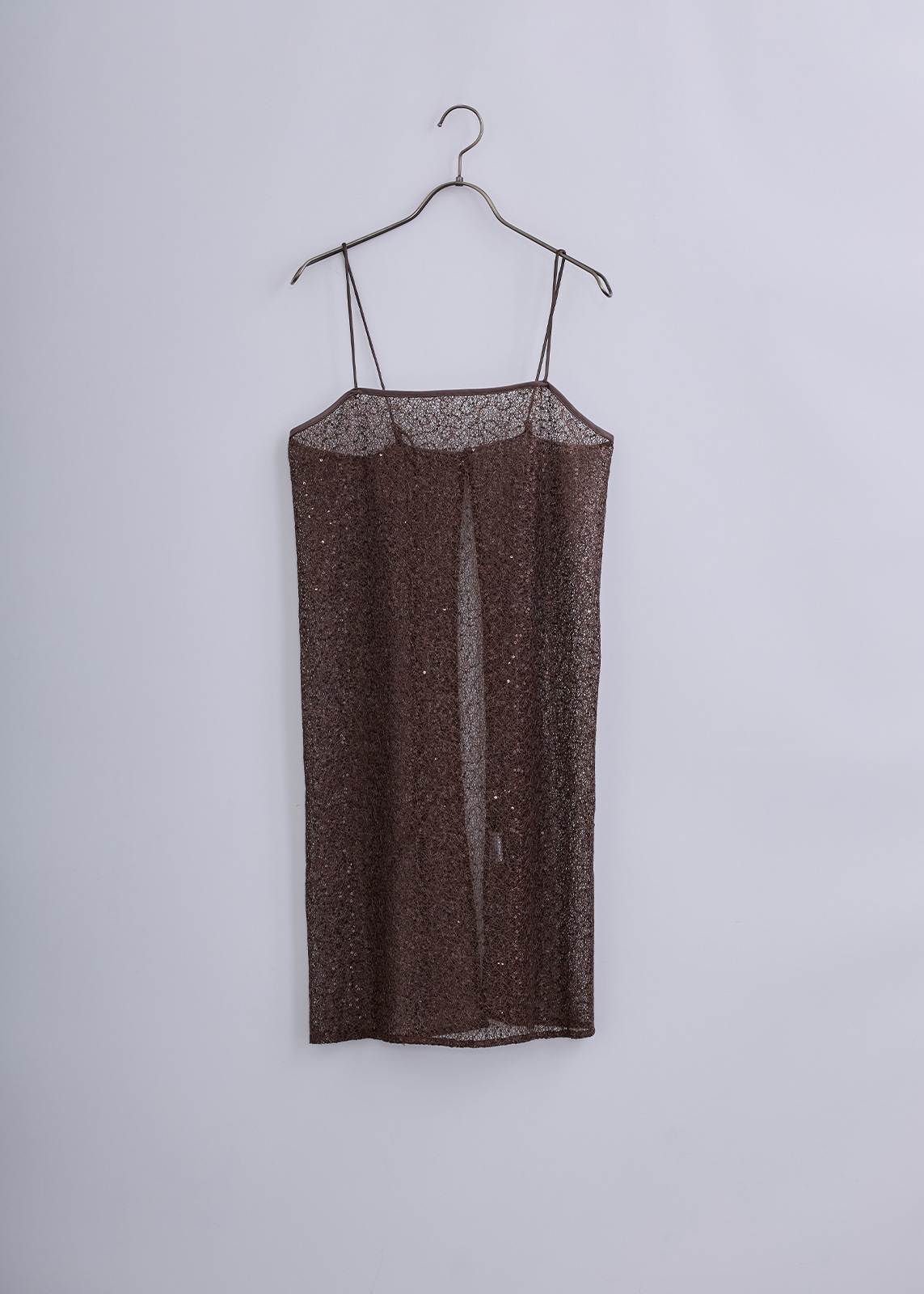 【neuf cent neuf】スパンコール レース キャミドレス